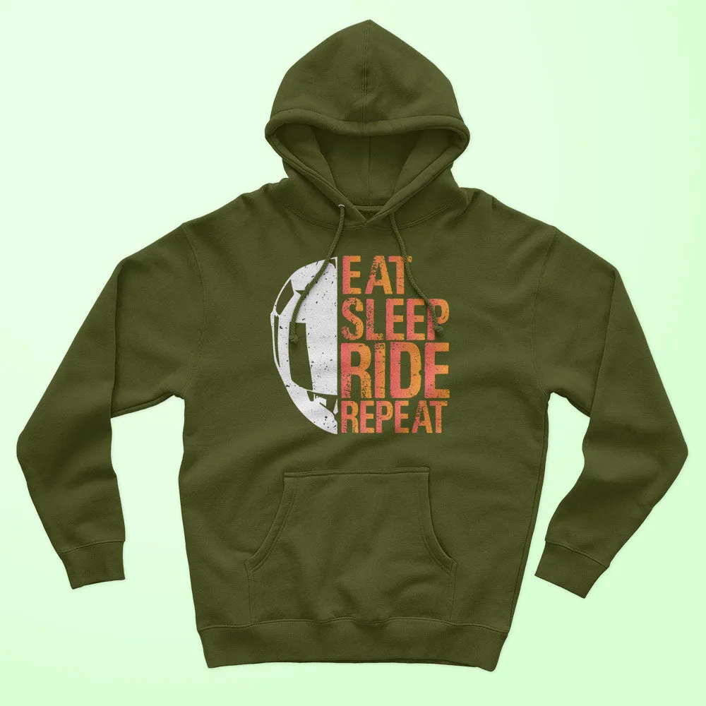 Eat Sleep Ride Repeat Unisex Hoodie