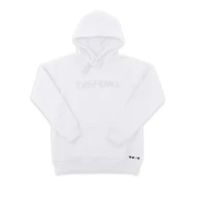 Ellis Logo Hoodie in White