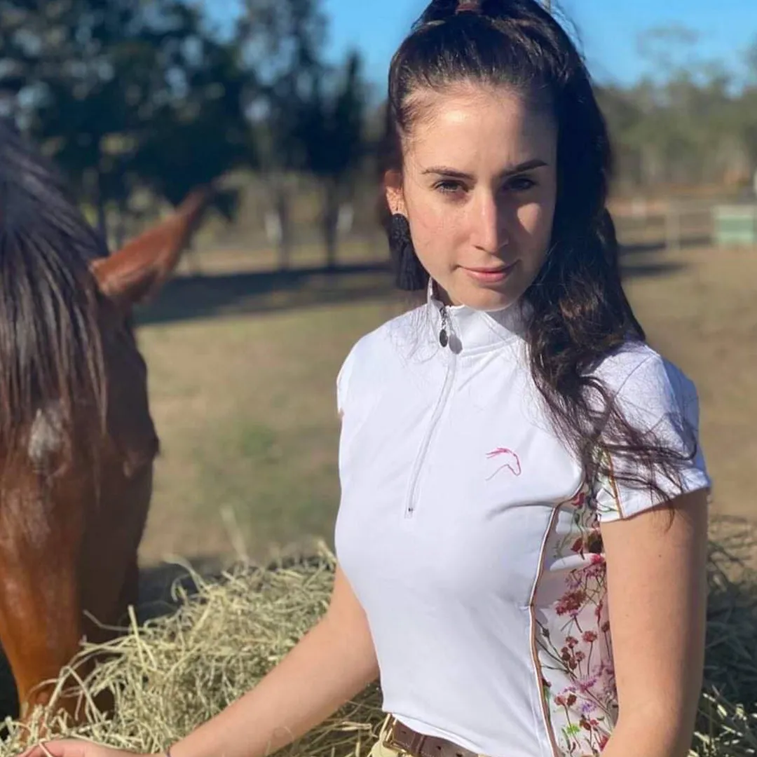 Equestrian Ladies Short Sleeve Shirt 'Wildflower'