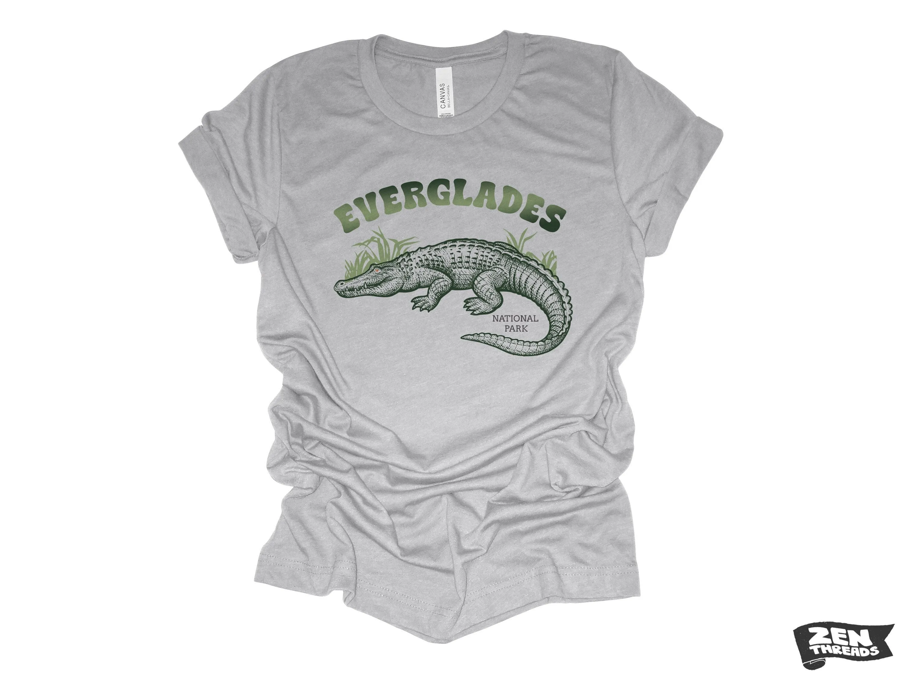 Everglades National Park Unisex T-Shirt - Bella Canvas - Florida Wetlands Tee