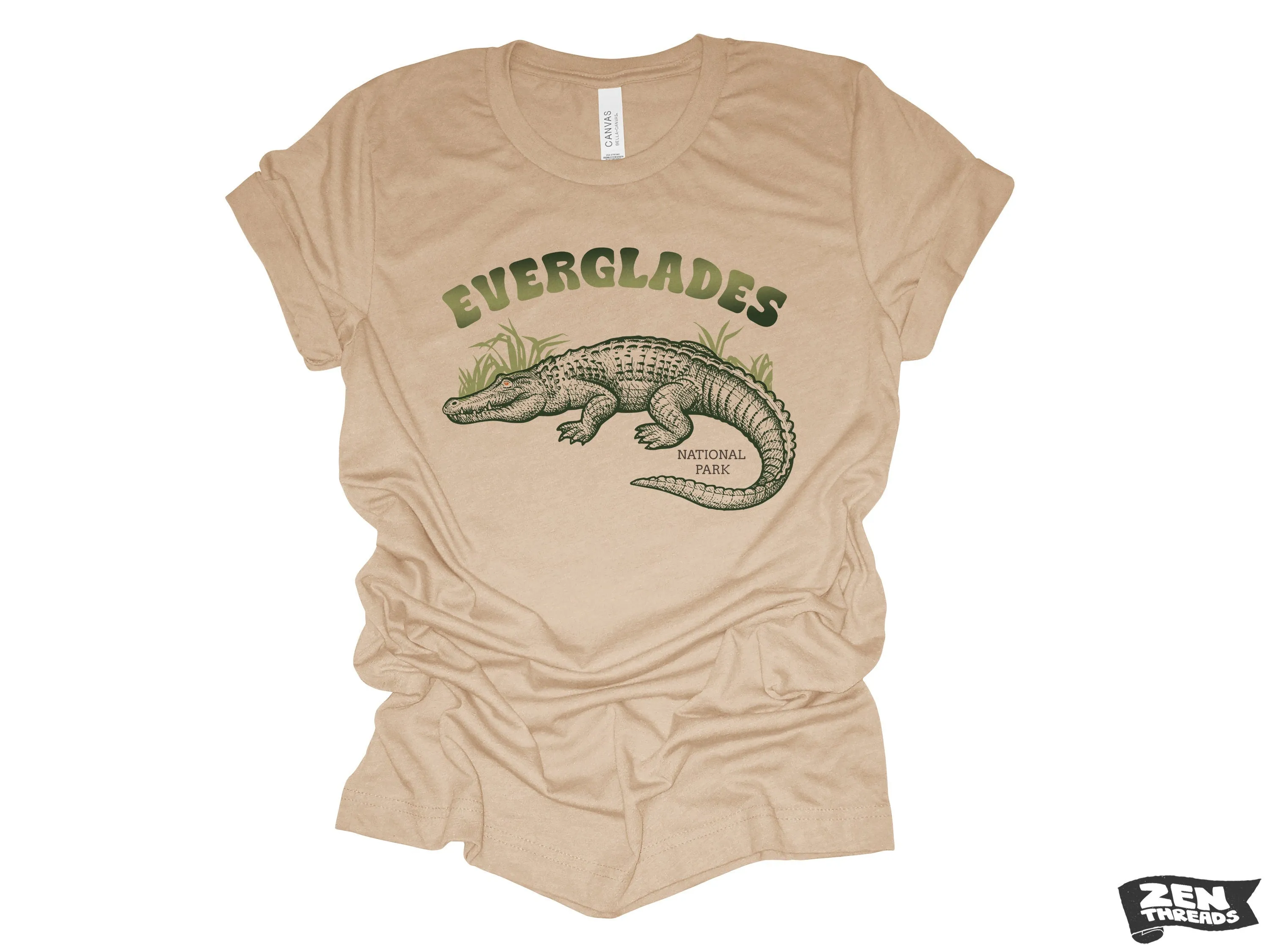 Everglades National Park Unisex T-Shirt - Bella Canvas - Florida Wetlands Tee