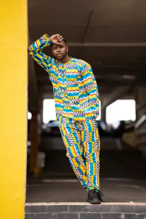 Festival Shirt In Amazing Kente