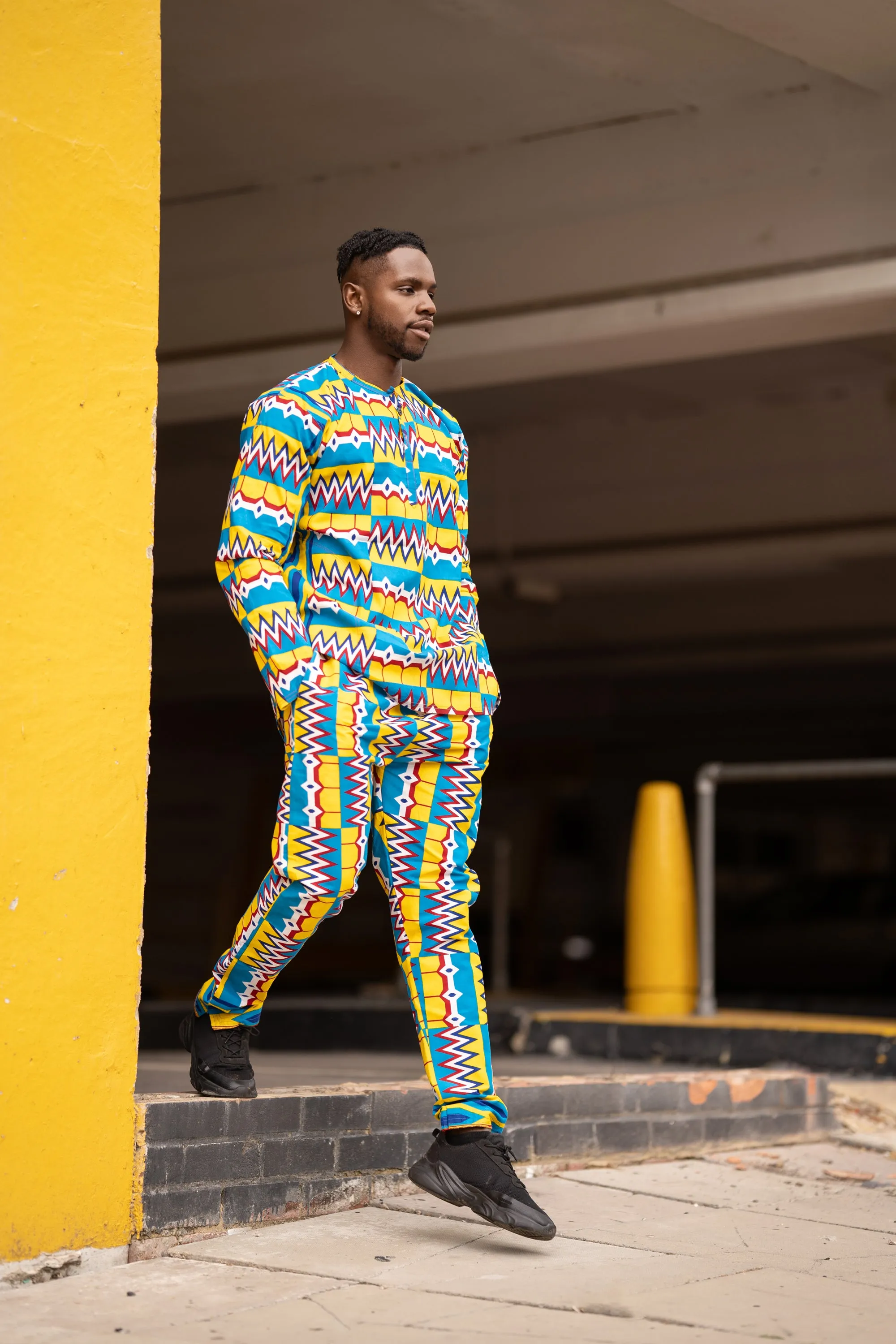 Festival Shirt In Amazing Kente