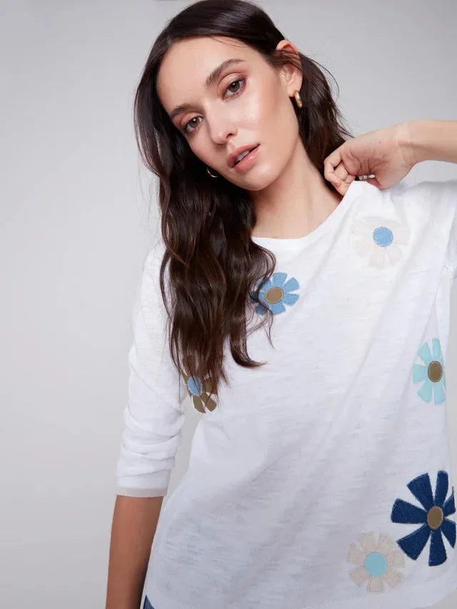 FLOWER PATCH SWEATER