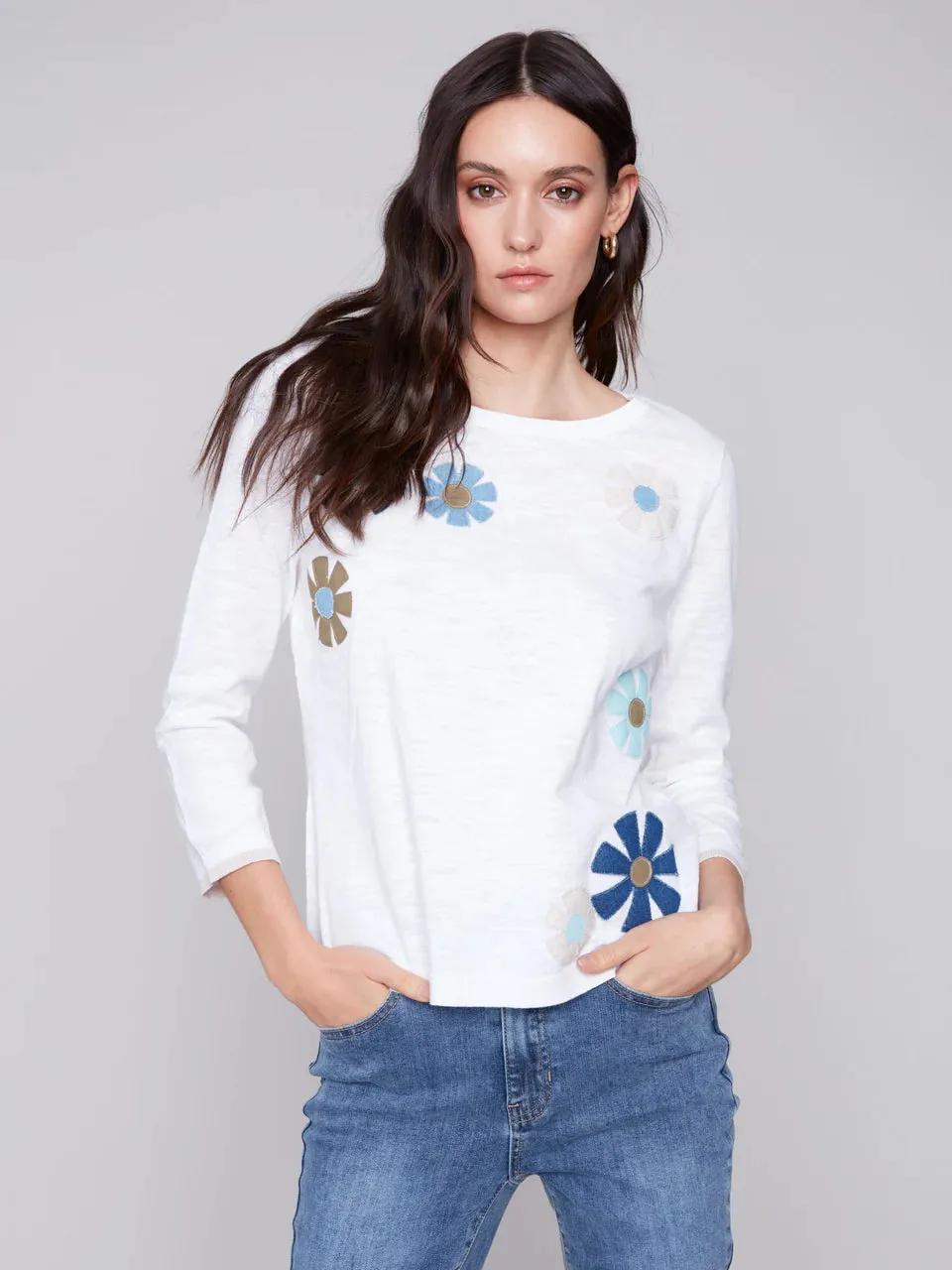 FLOWER PATCH SWEATER