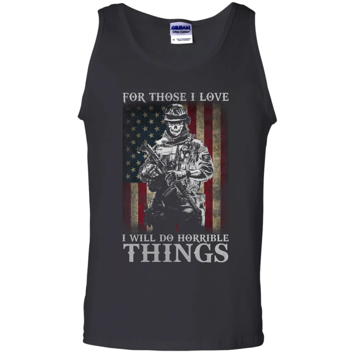 For those I love I will do horrible things shirt, tank, hoodie