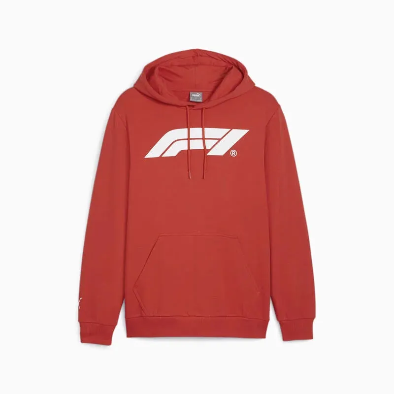 Formula 1 Tech Collection F1 Men's Logo Hooded Sweatshirt - Black/Red