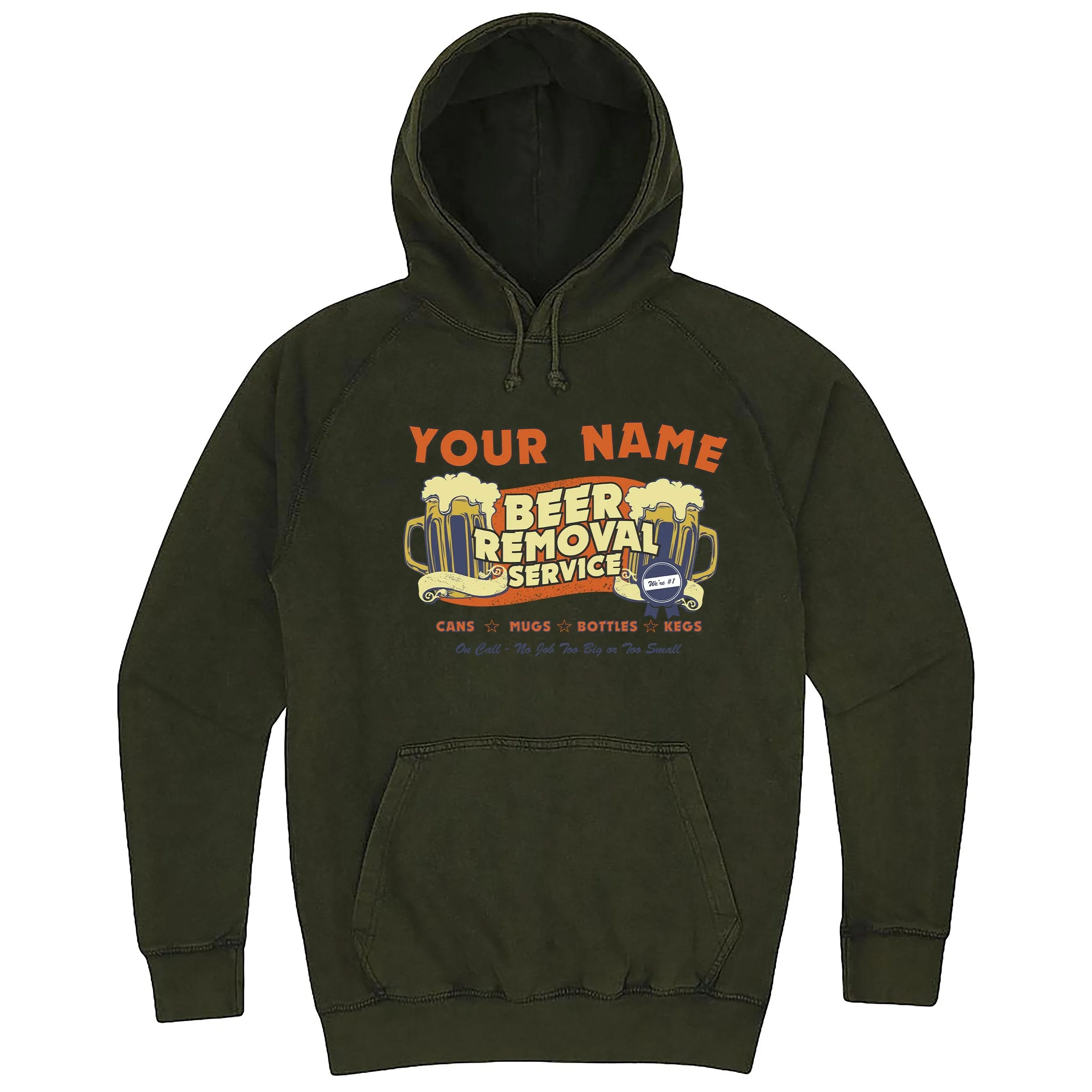 Funny "Custom Beer Removal" hoodie