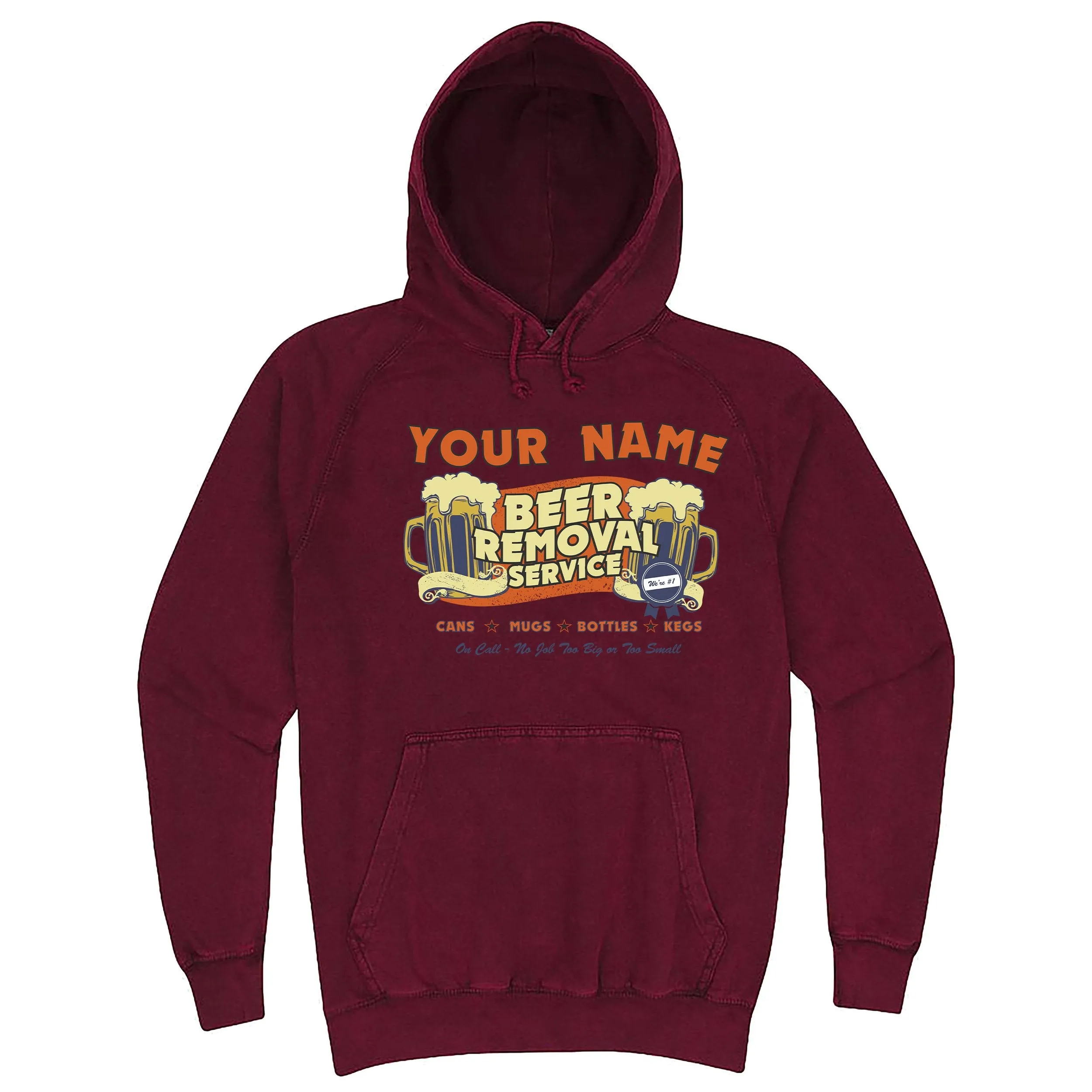 Funny "Custom Beer Removal" hoodie