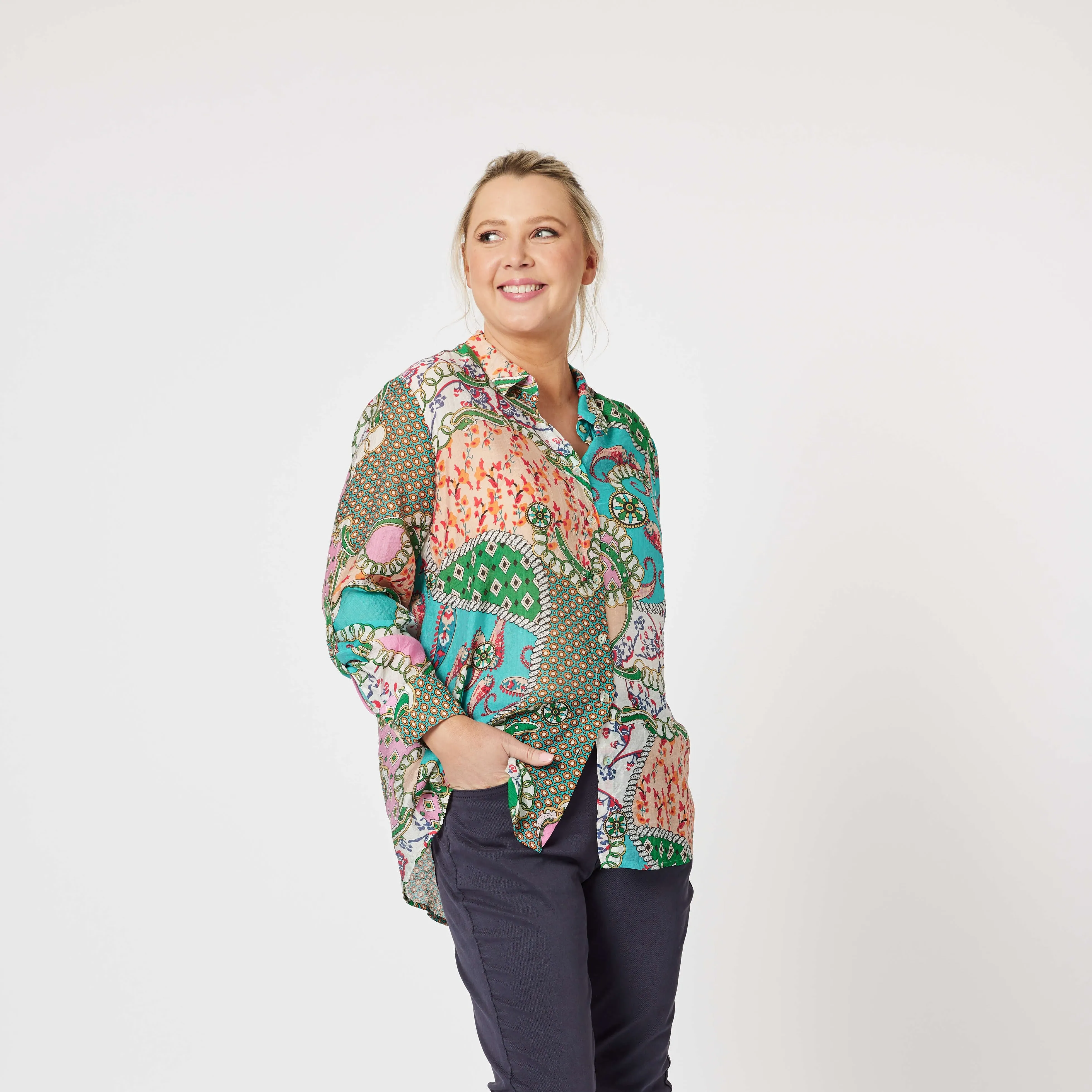 Giverny Print Shirt