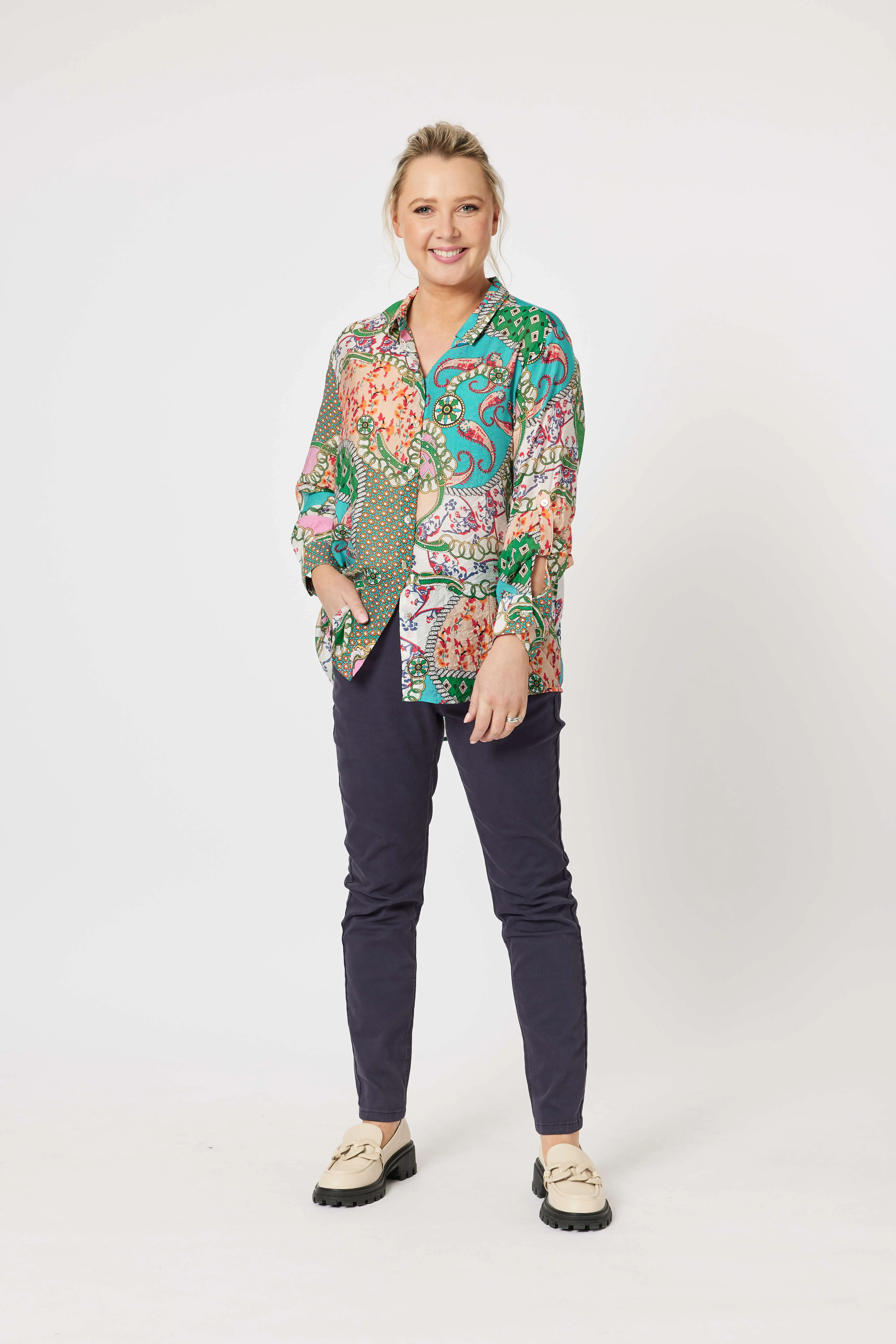 Giverny Print Shirt