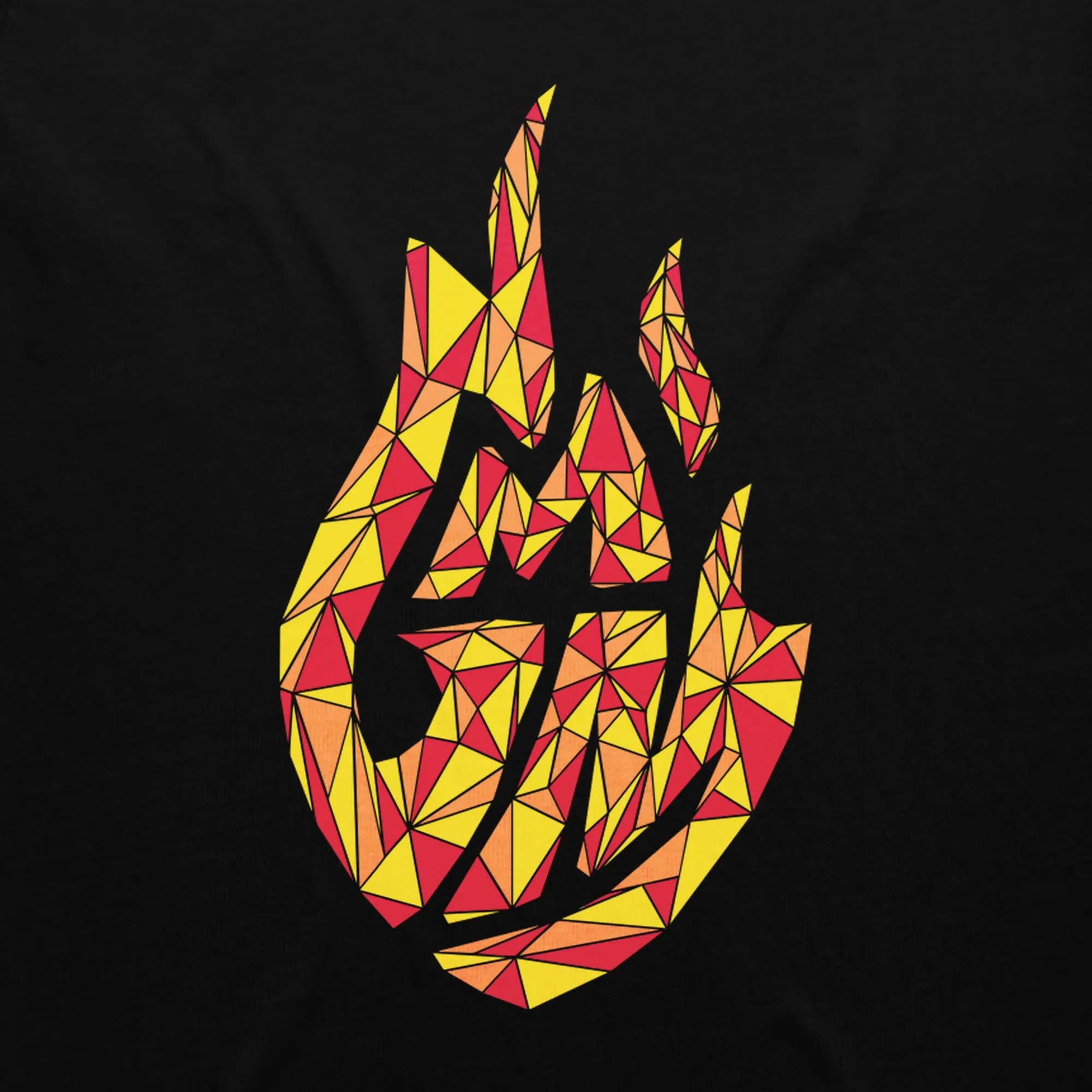 GMM Solid Geo Logo Tee (Black)