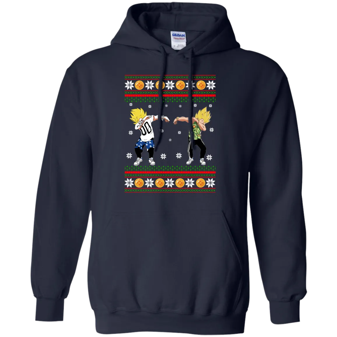 Goku and Vegeta Dab Christmas Sweater, Shirt, Hoodie