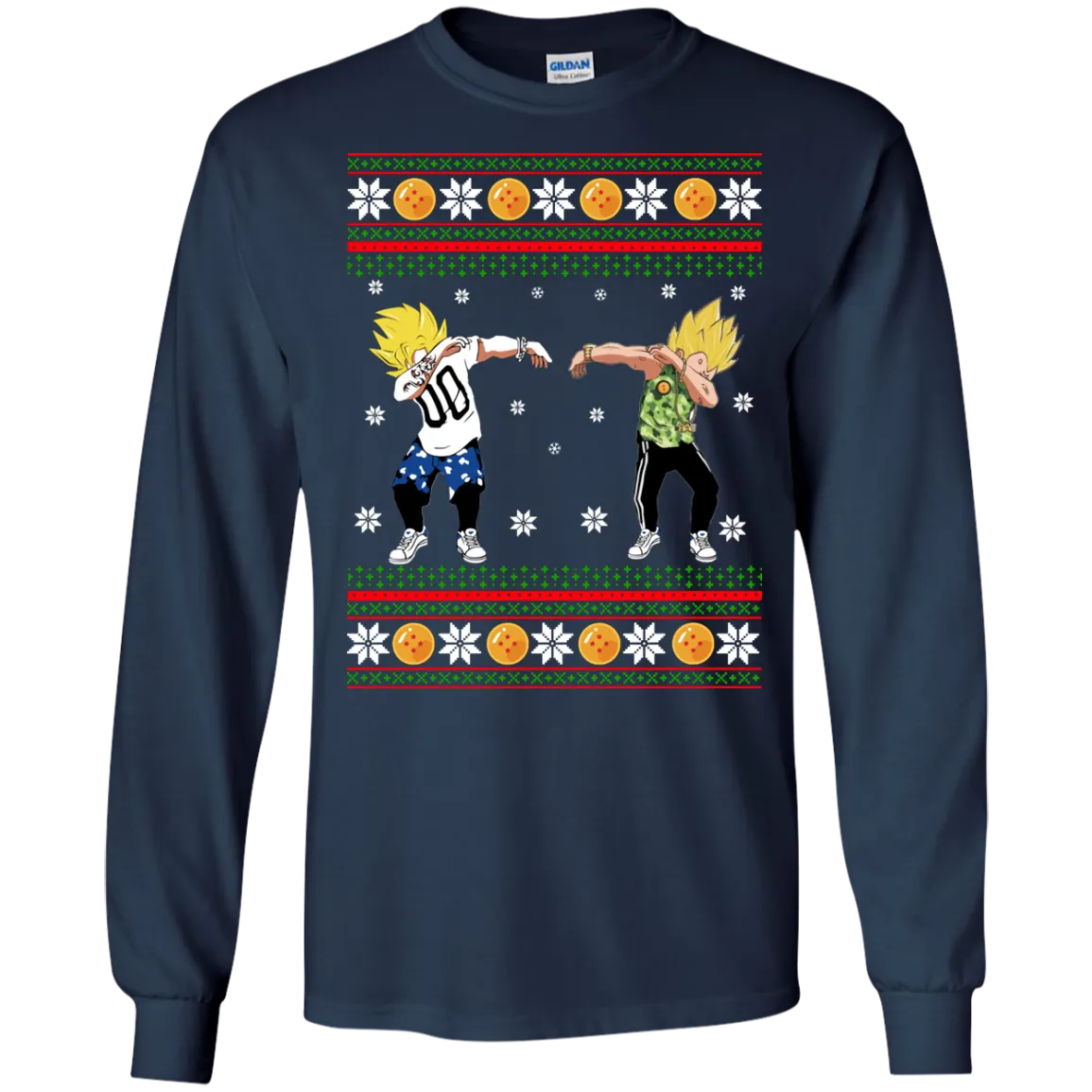 Goku and Vegeta Dab Christmas Sweater, Shirt, Hoodie