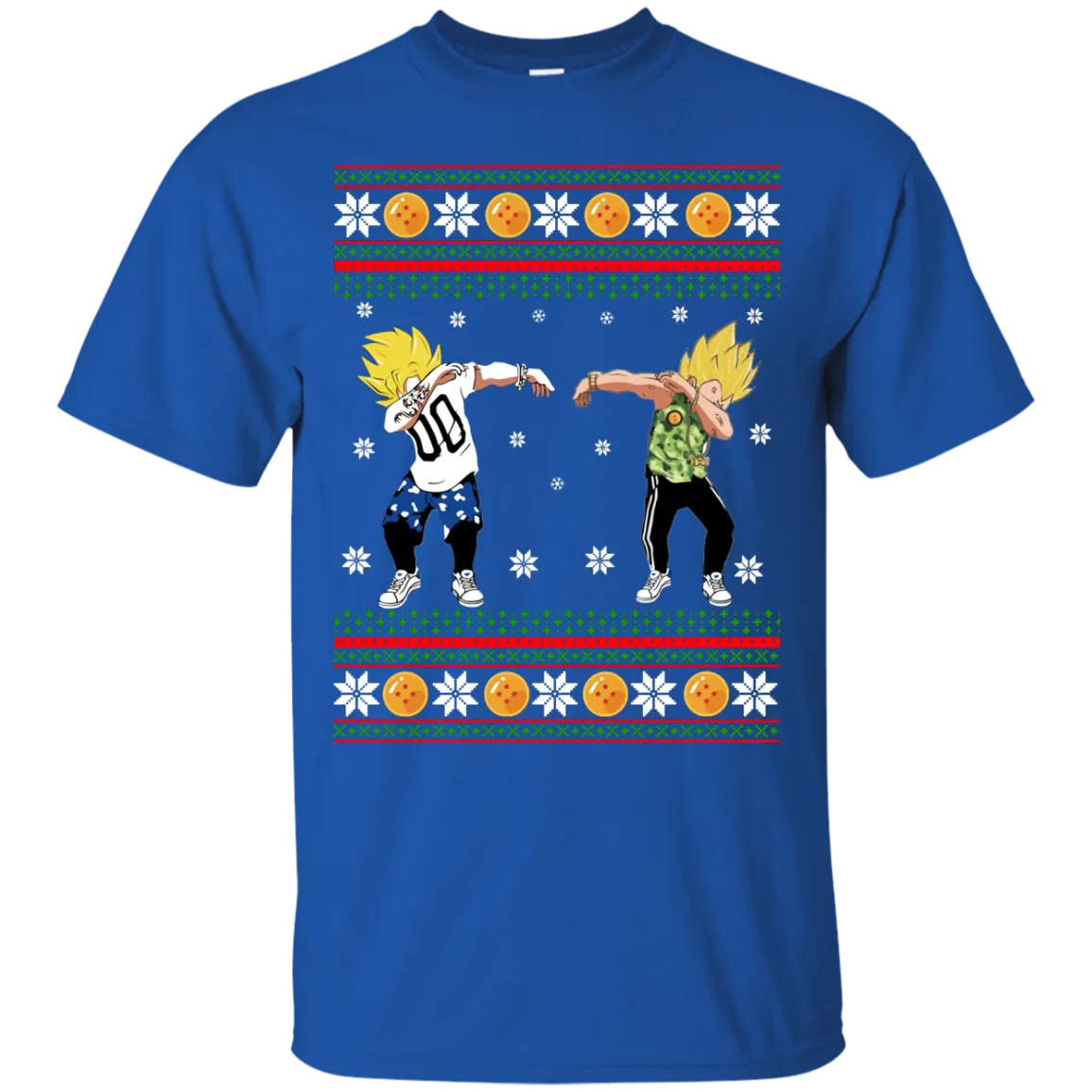 Goku and Vegeta Dab Christmas Sweater, Shirt, Hoodie