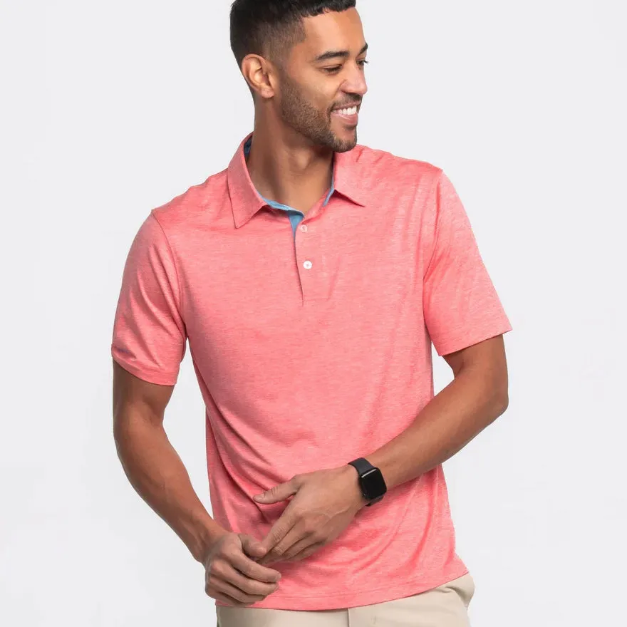 Grayton Heather Polo - Starburst