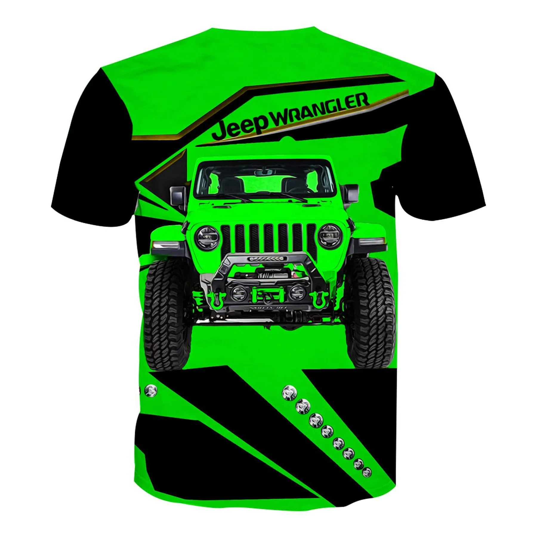 Green Jeep Wrangler - Kid's T-Shirt