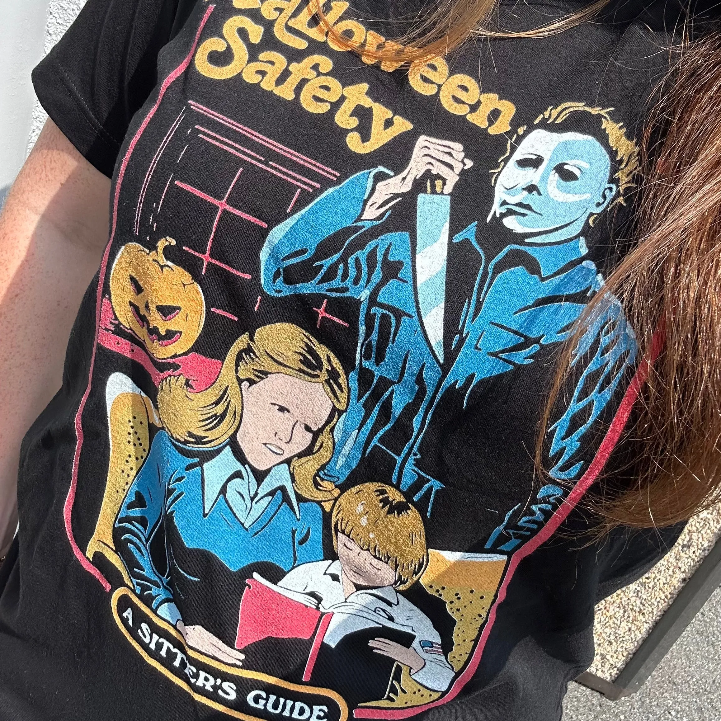 Halloween Safety Tee - Black