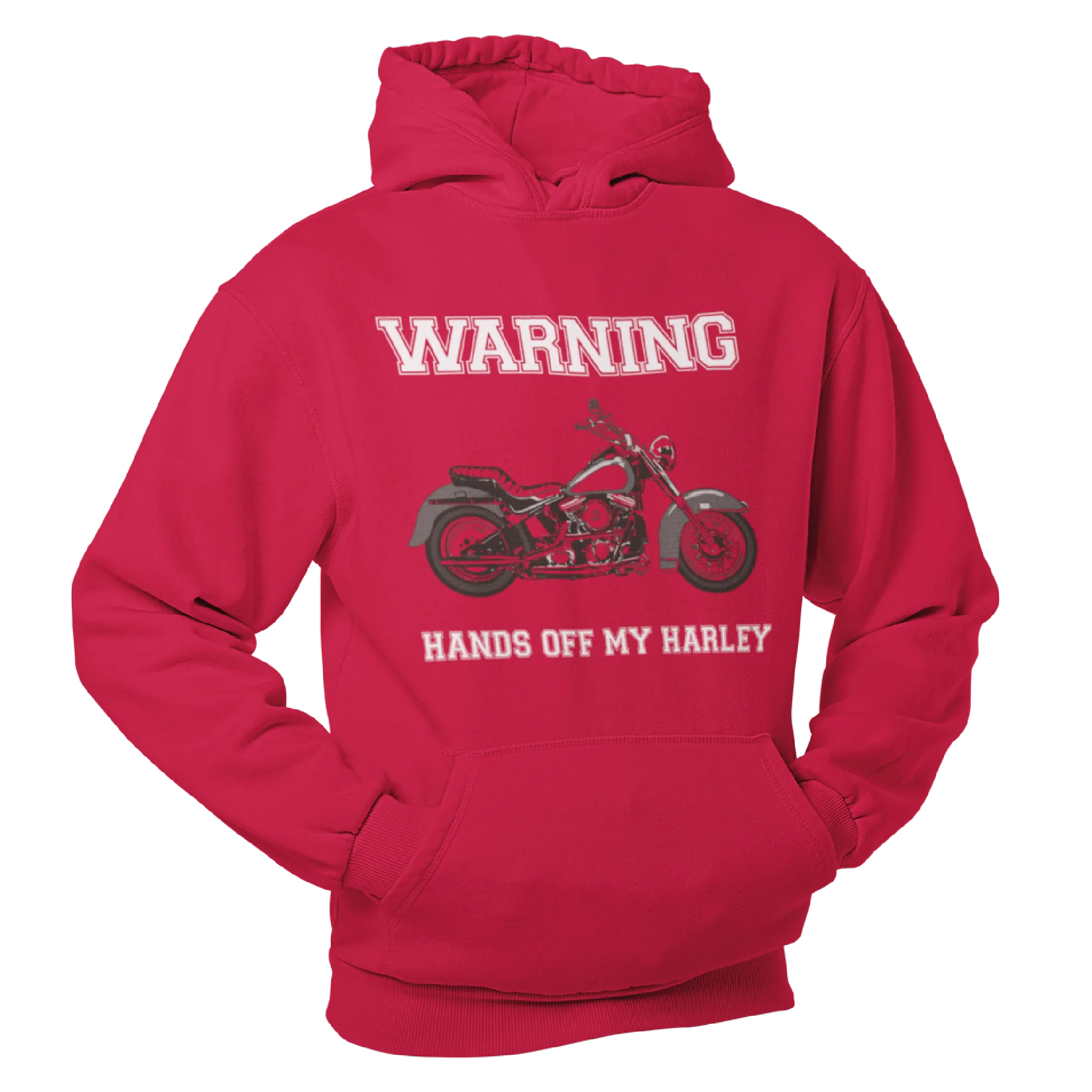 Hands off my Harley Motorbike Humour Hoodie