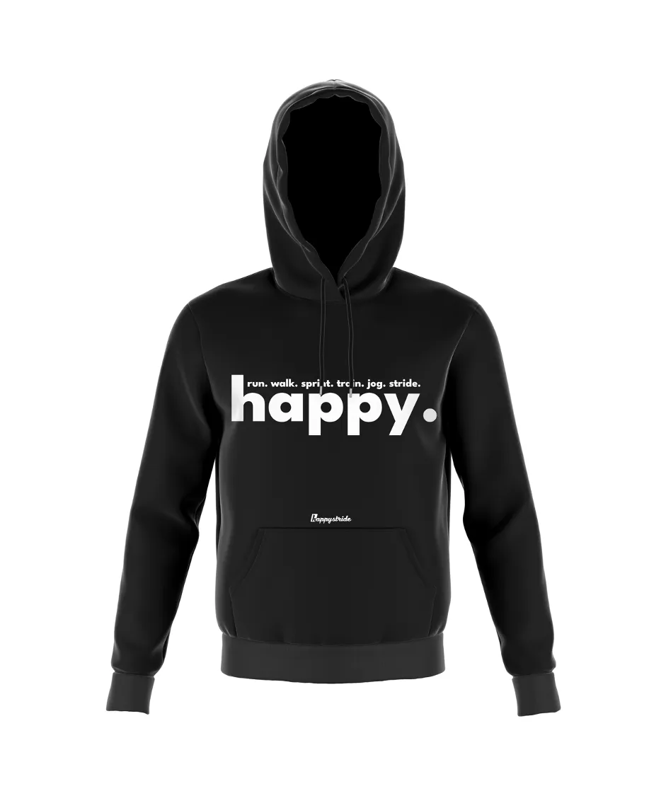 Happy hoodie (Black)