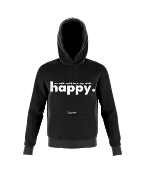 Happy hoodie (Black)