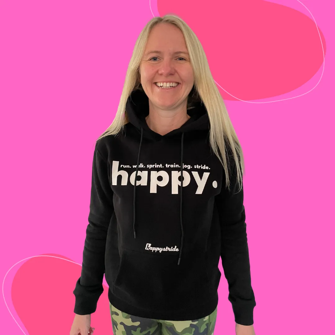 Happy hoodie (Black)