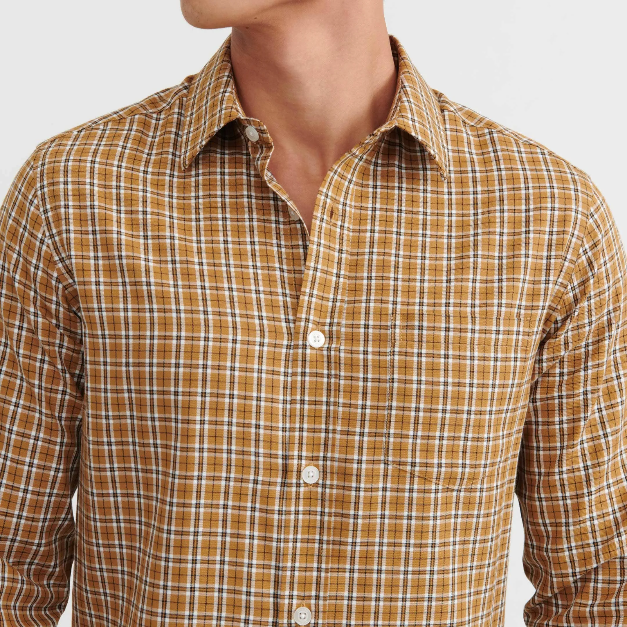 Hazelnut Plaid Shirt