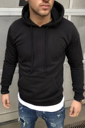 Hoodie Schwarz 8023