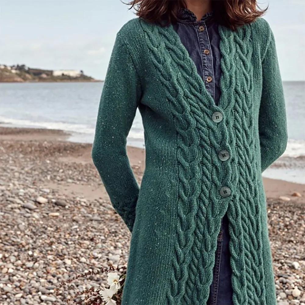 Horseshoe - Trellis Irish Wool Coat