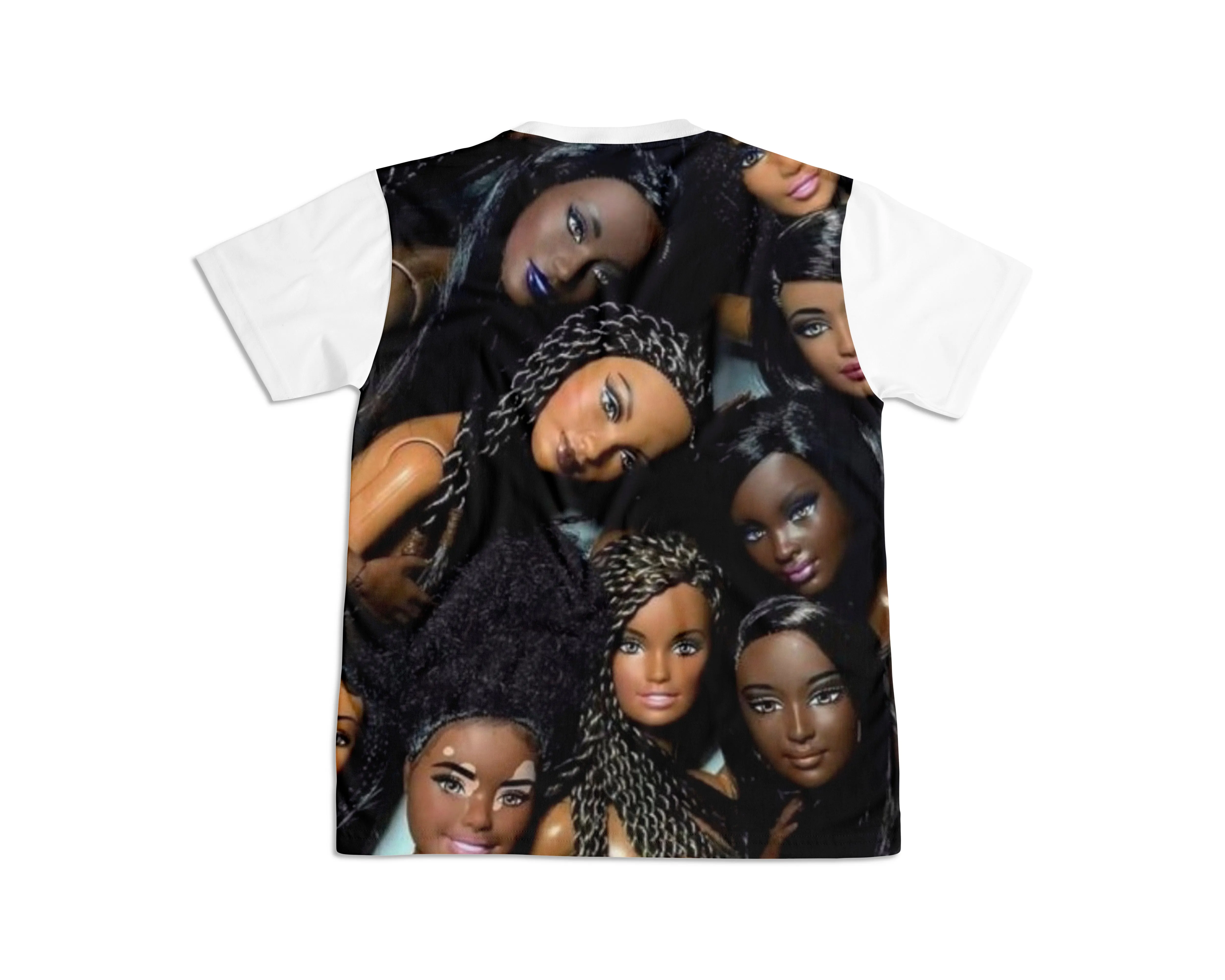 Kids Black Barbie Tee Shirt