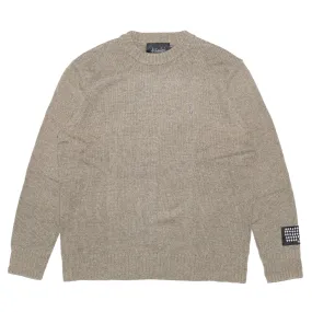 Ksubi Dollar Knit Crew Sweater in Khaki