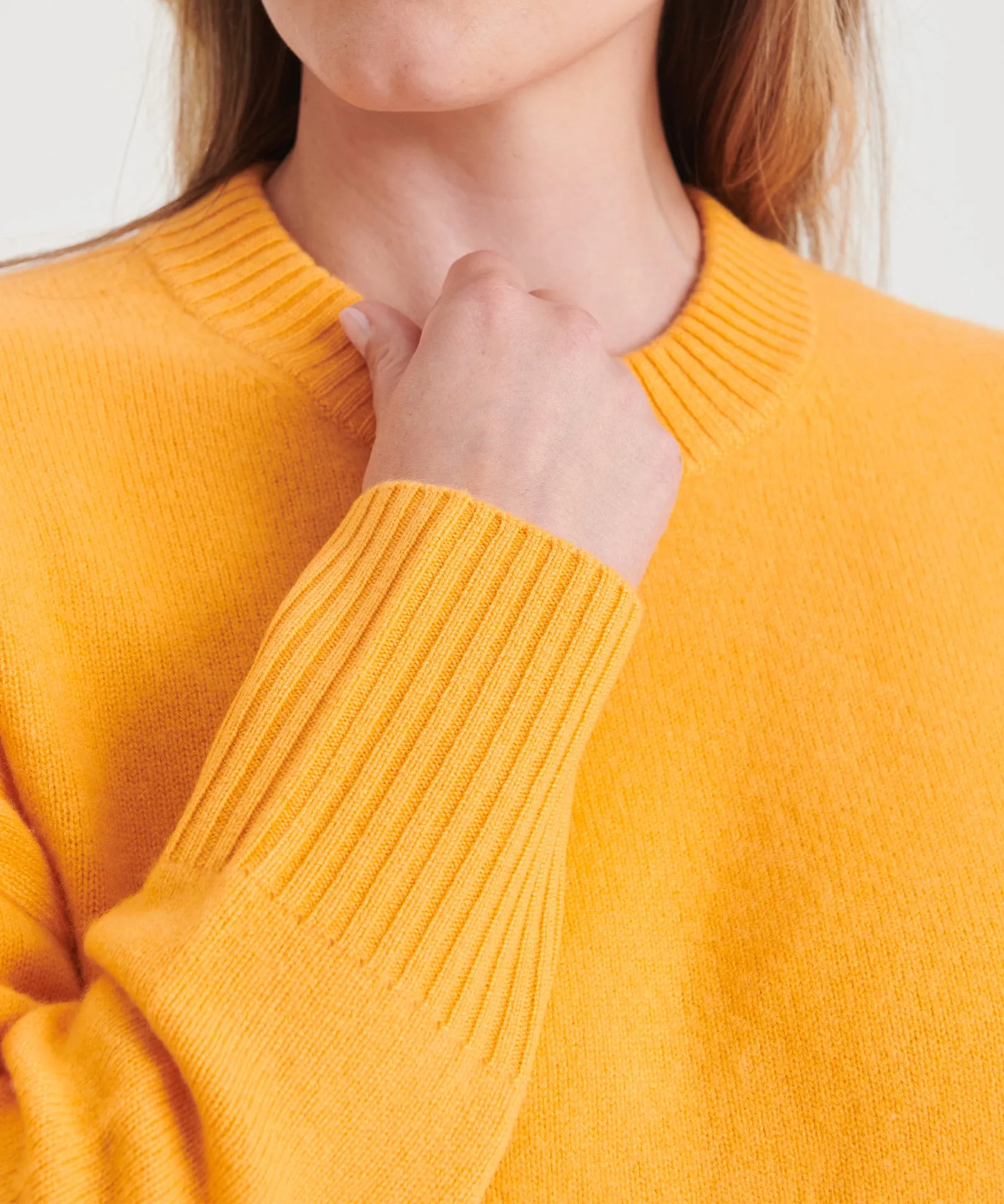 Luxe Cashmere Oversized Crewneck Sweater