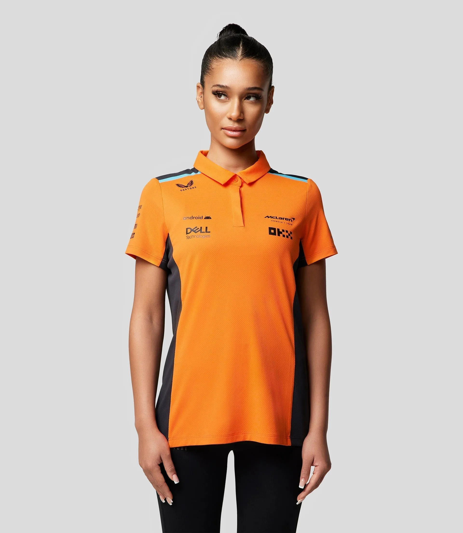 MCLAREN DAMES  POLO SHIRT - PAPAYA ORANJE