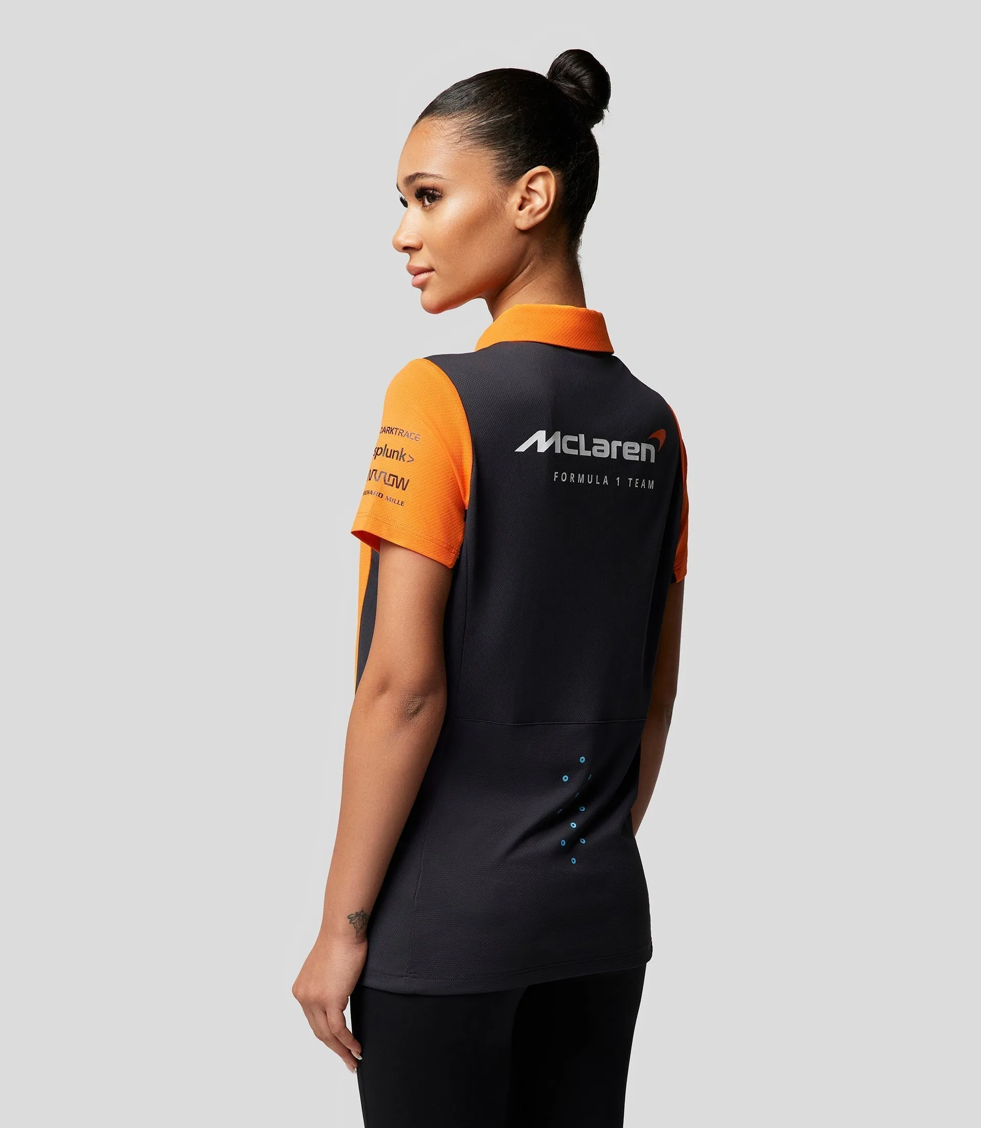 MCLAREN DAMES  POLO SHIRT - PAPAYA ORANJE