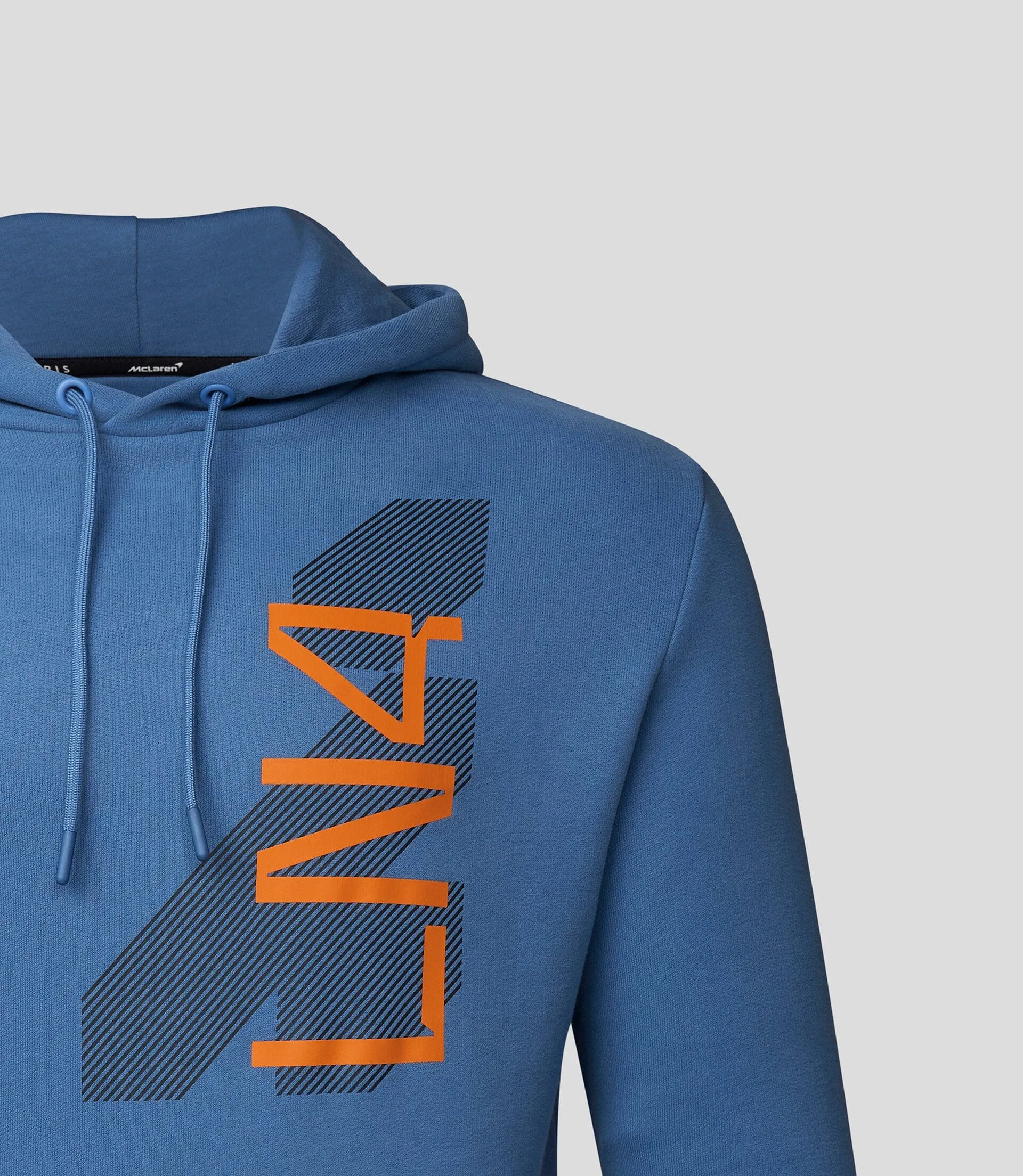 McLaren F1 Lando Norris Core Essential Hoodie- Anthracite/Blue