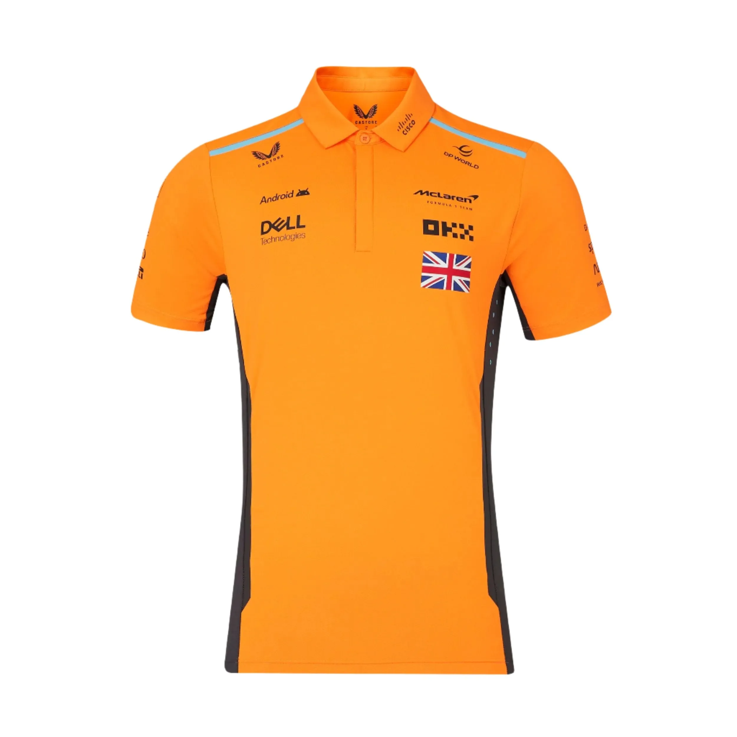 McLaren F1 Men's 2024 Lando Norris Team Drivers Polo - Papaya