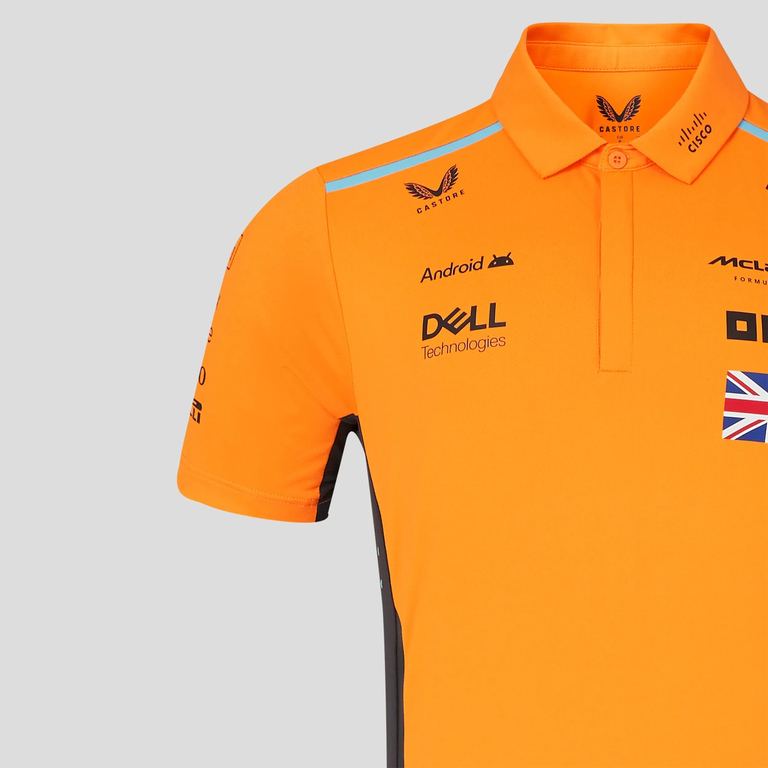 McLaren F1 Men's 2024 Lando Norris Team Drivers Polo - Papaya