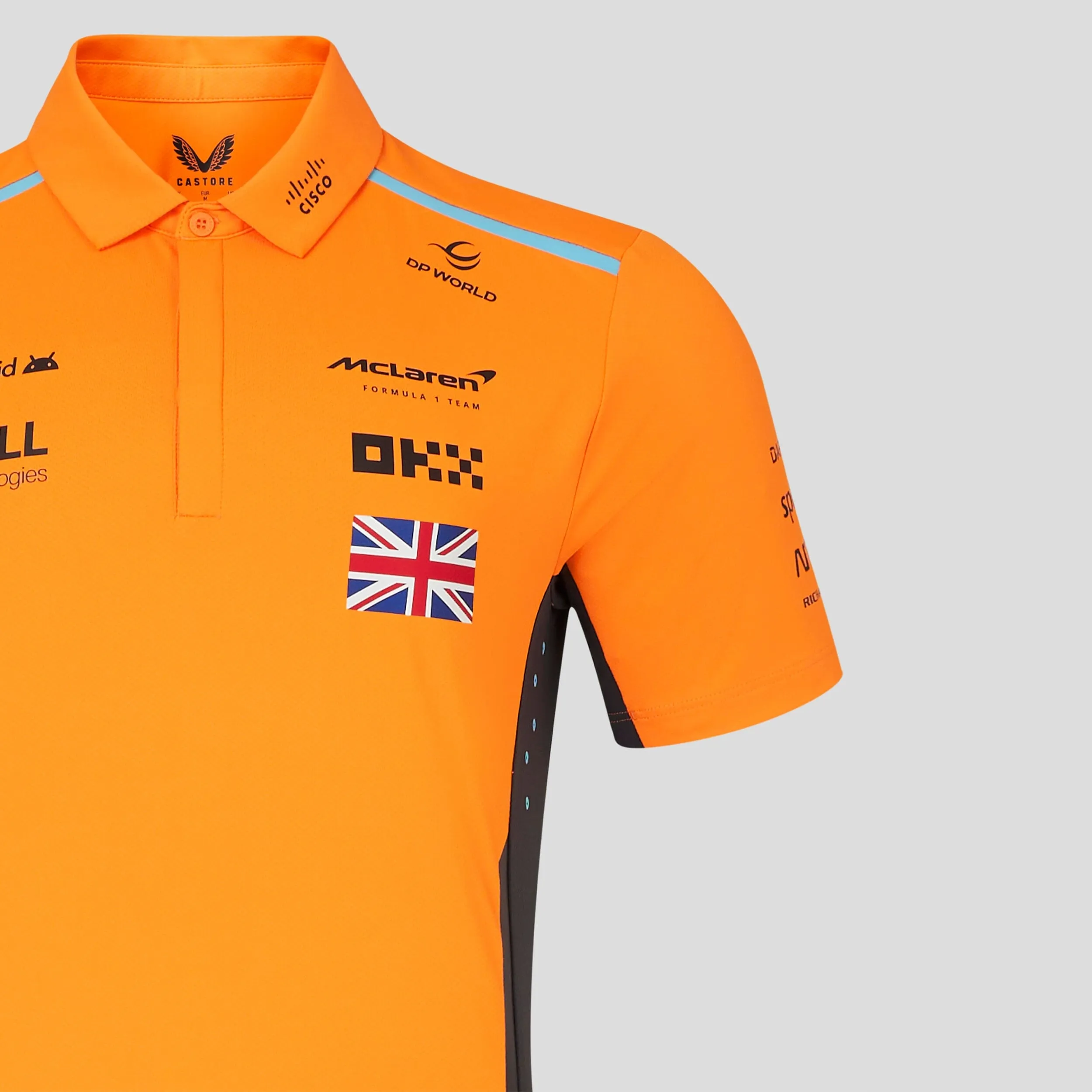 McLaren F1 Men's 2024 Lando Norris Team Drivers Polo - Papaya