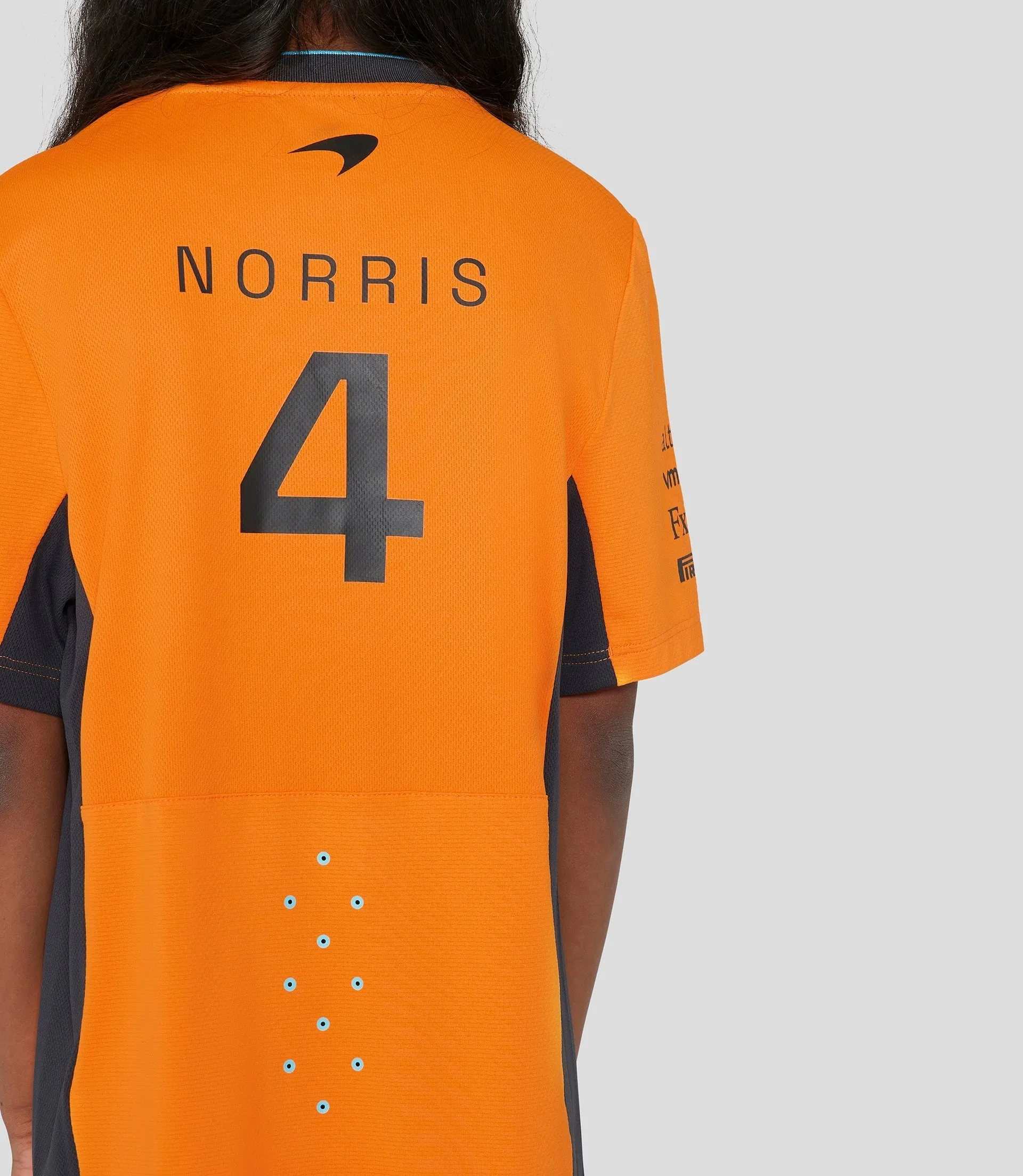 MCLAREN JUNIOR  SET-UP T-SHIRT NORRIS - PAPAYA ORANJE