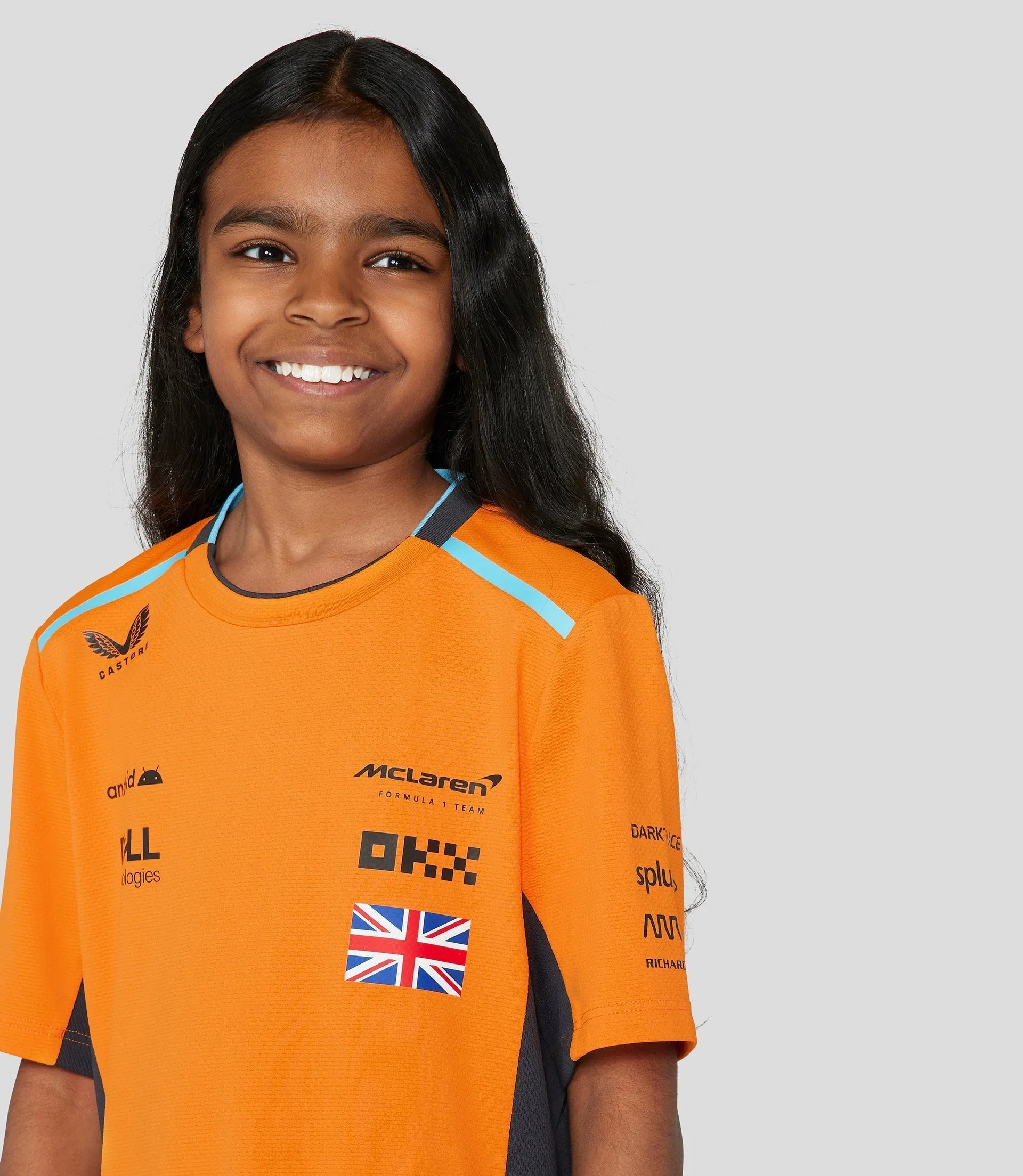 MCLAREN JUNIOR  SET-UP T-SHIRT NORRIS - PAPAYA ORANJE