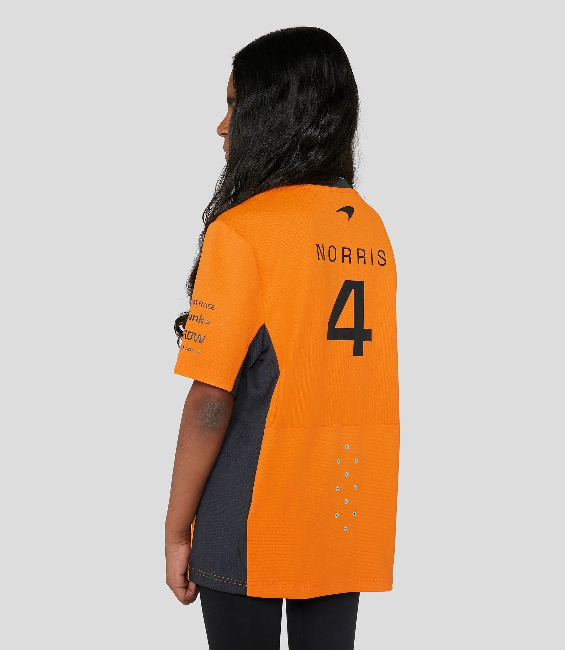 MCLAREN JUNIOR  SET-UP T-SHIRT NORRIS - PAPAYA ORANJE