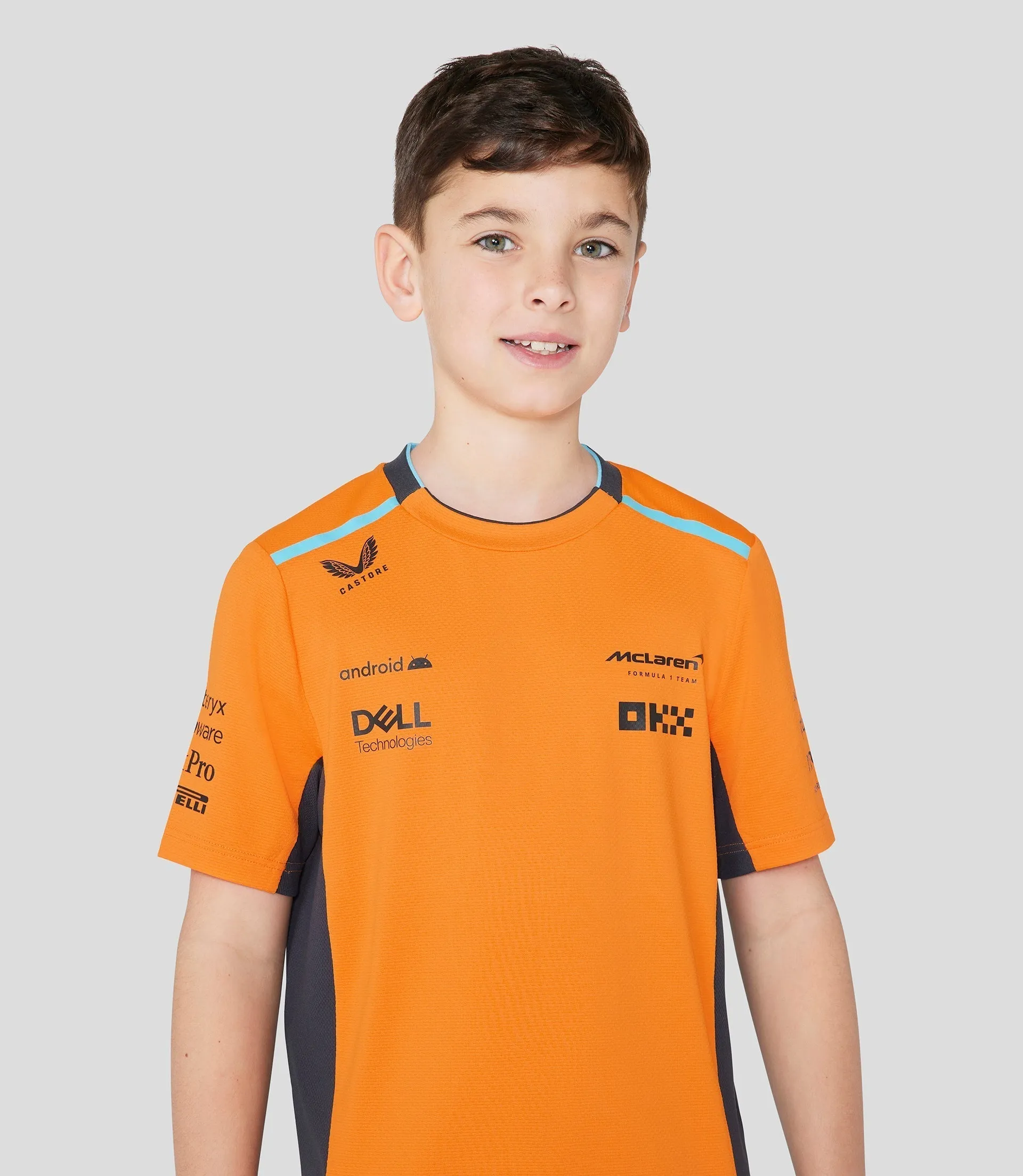 MCLAREN JUNIOR  SET UP T-SHIRT - PAPAYA ORANJE