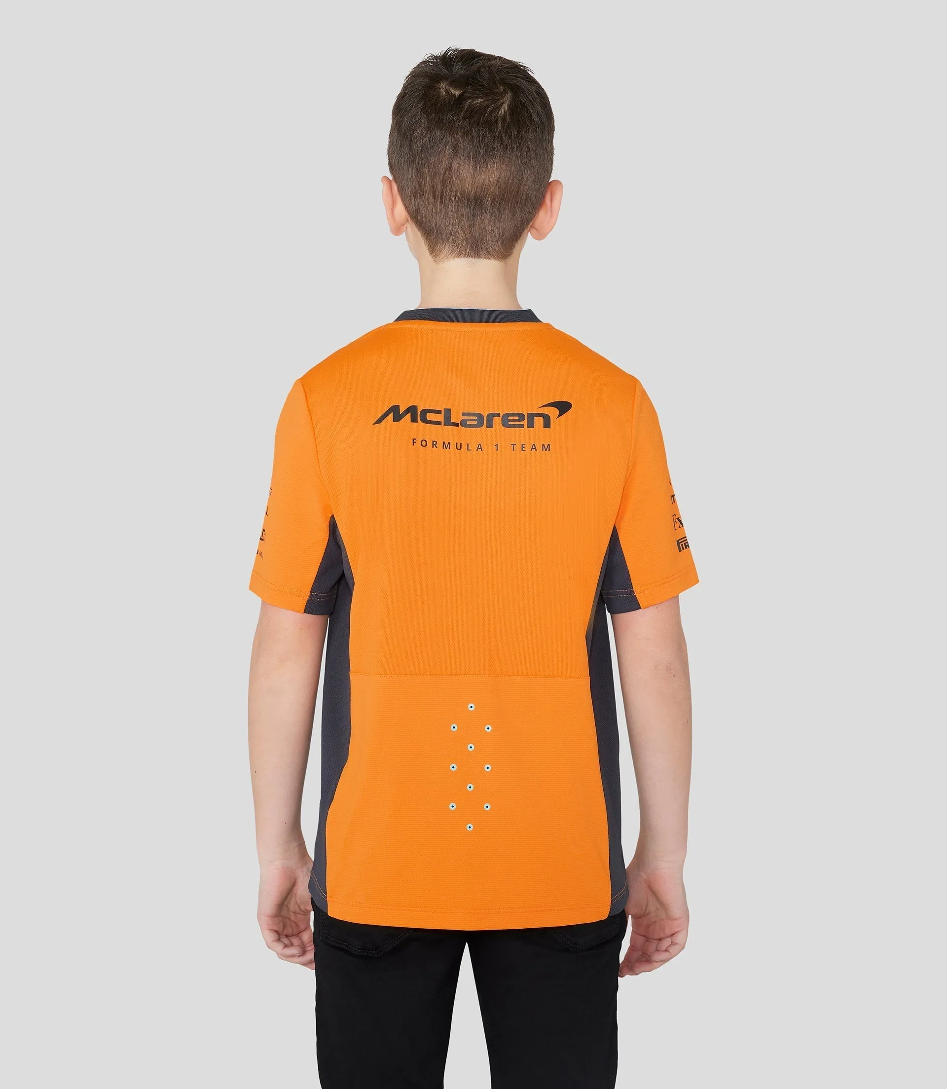 MCLAREN JUNIOR  SET UP T-SHIRT - PAPAYA ORANJE