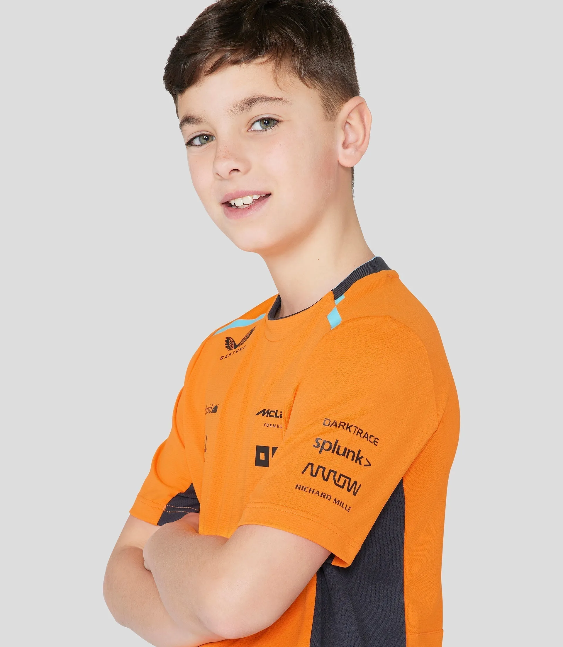 MCLAREN JUNIOR  SET UP T-SHIRT - PAPAYA ORANJE