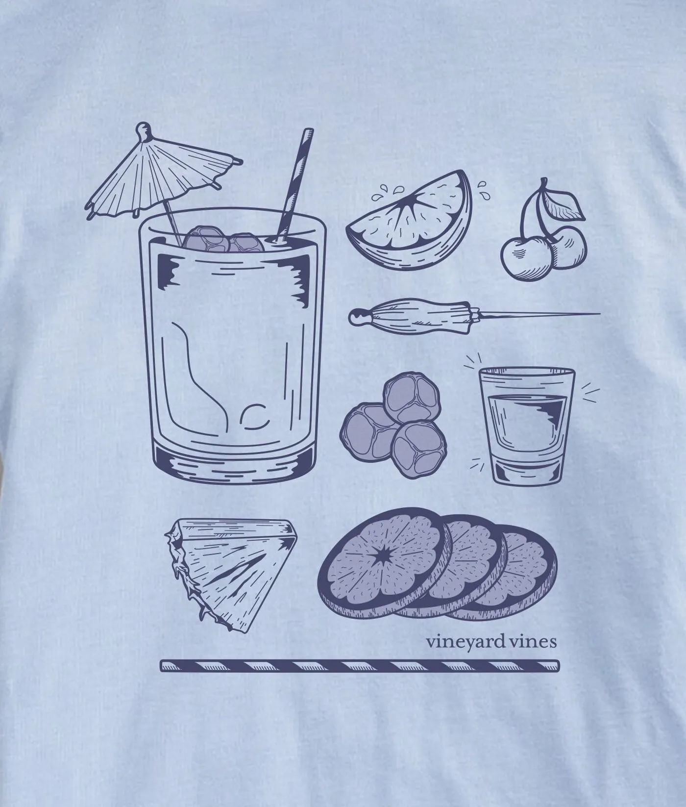 Men's Island Time Rum Short Sleeve Tee