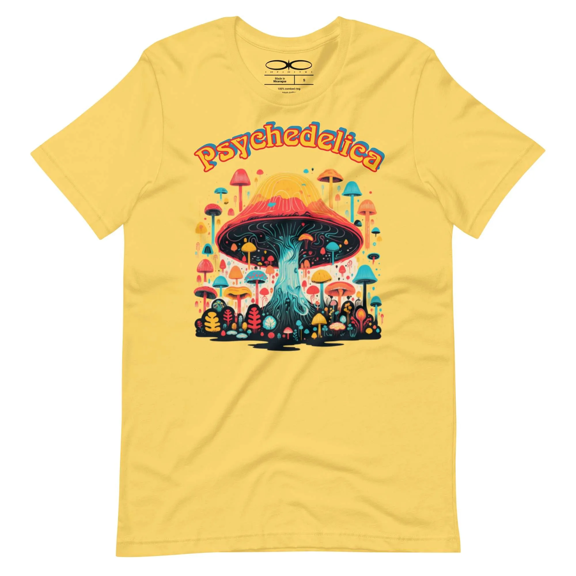 Men's Magic Mushrooms Theme Graphic T-Shirt