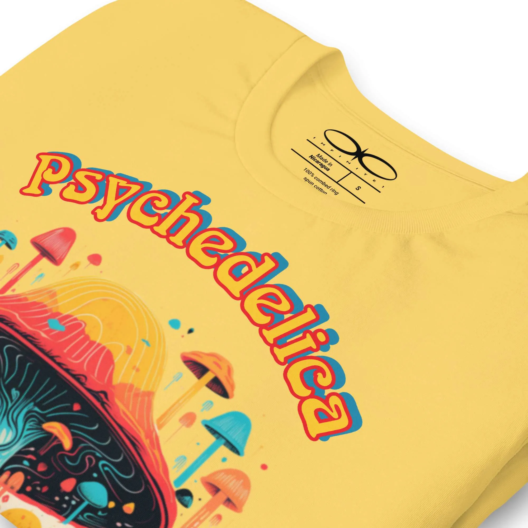 Men's Magic Mushrooms Theme Graphic T-Shirt