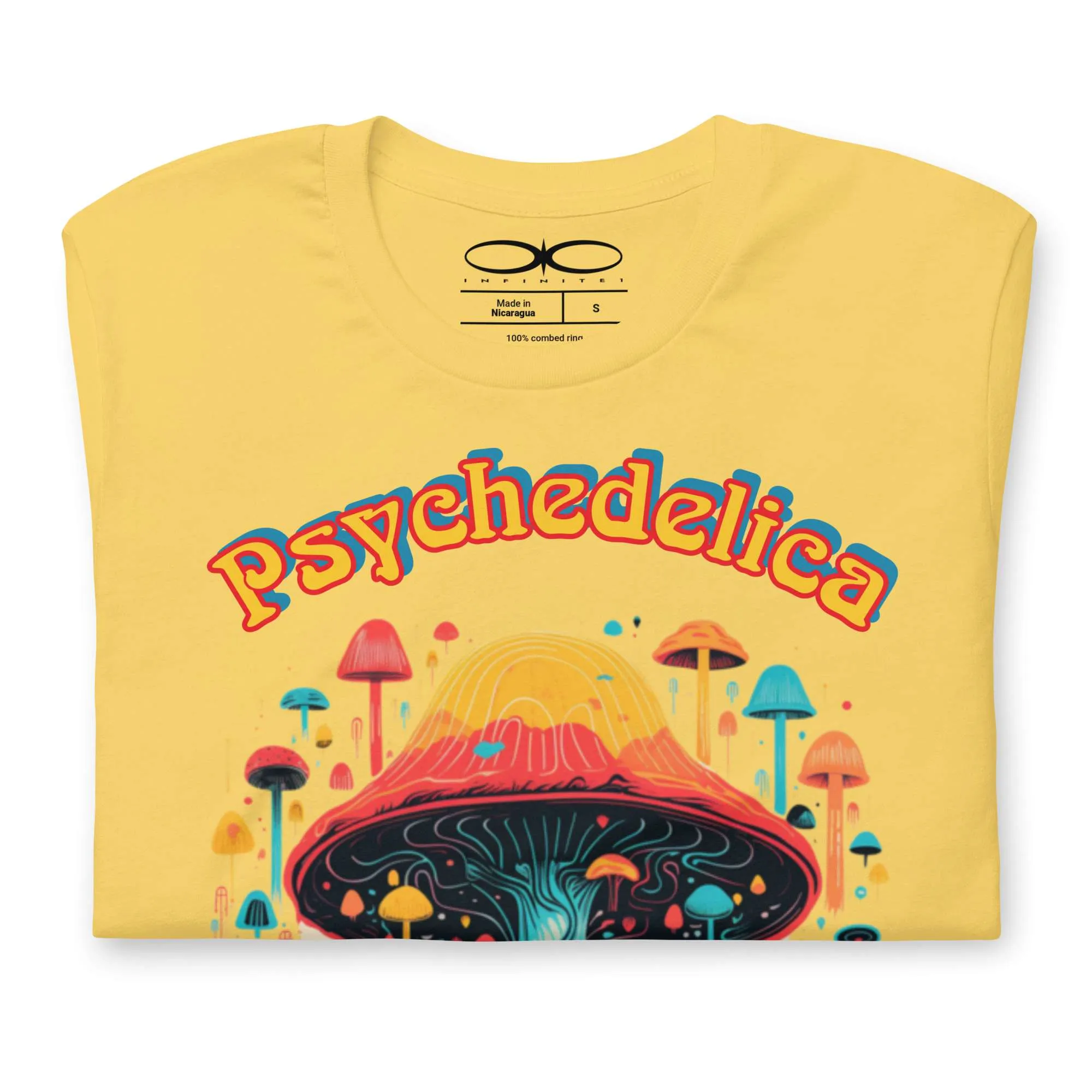 Men's Magic Mushrooms Theme Graphic T-Shirt