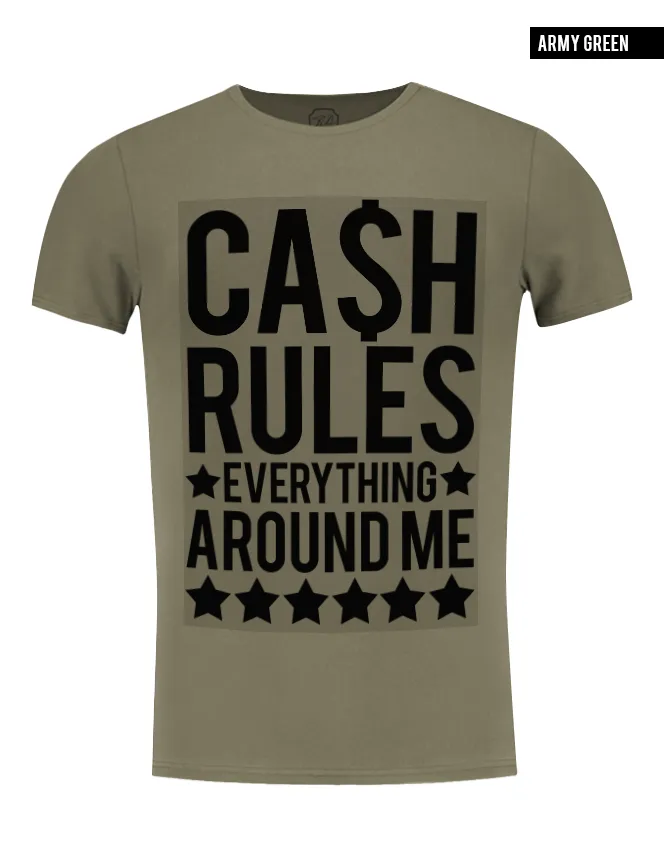 Men's T-shirt "Millionaire" Funny Slogan Tee Shirt / Color Option / MD562