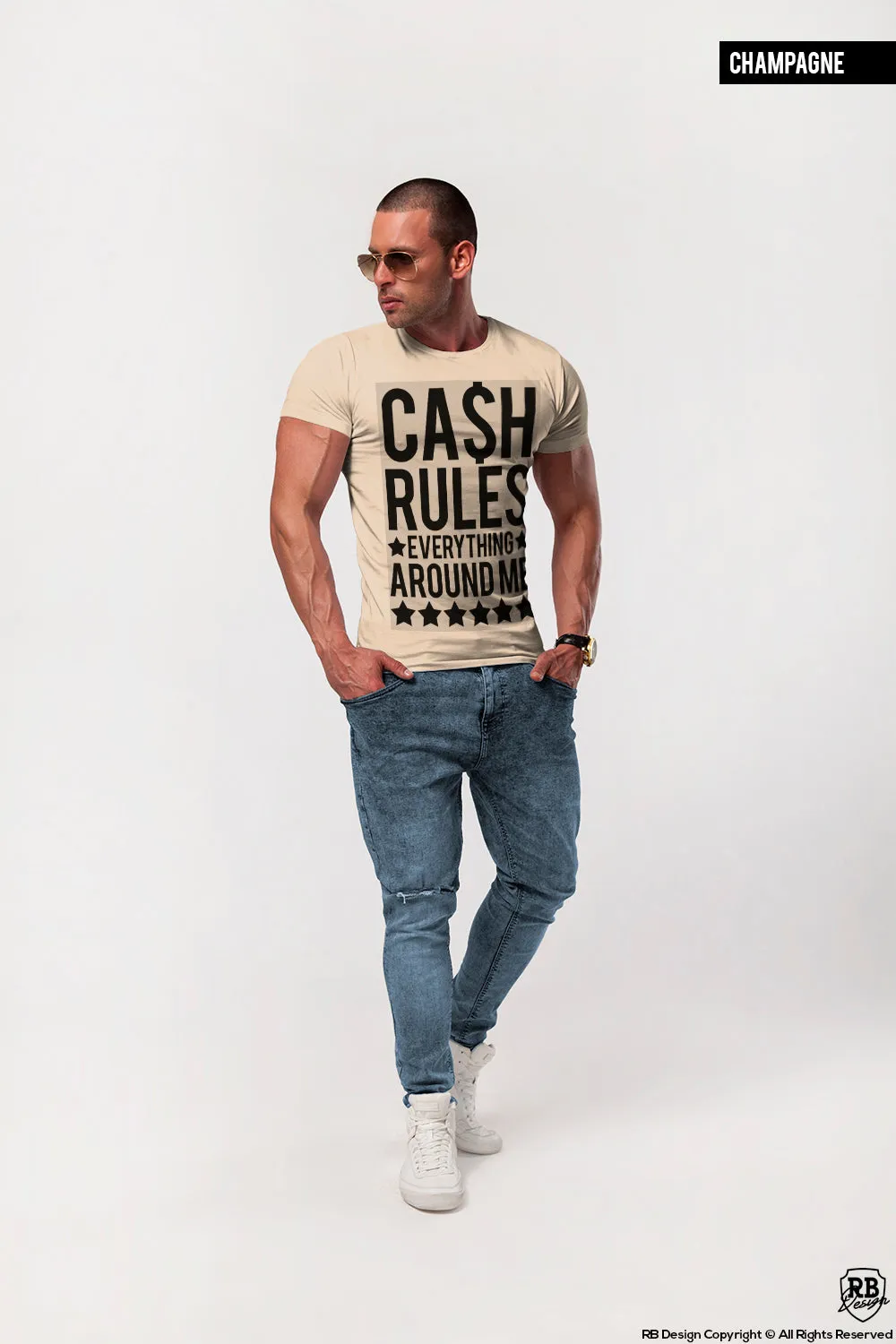 Men's T-shirt "Millionaire" Funny Slogan Tee Shirt / Color Option / MD562